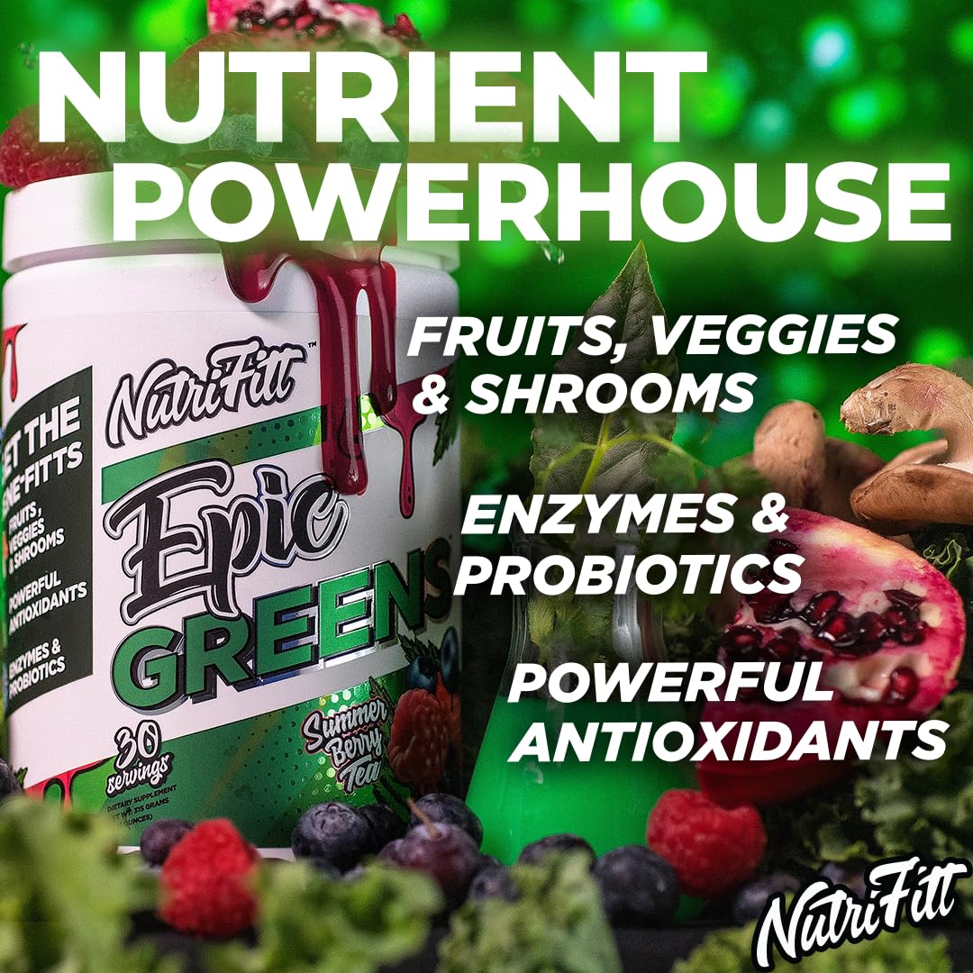 NutriFitt Epic Greens Powder 10