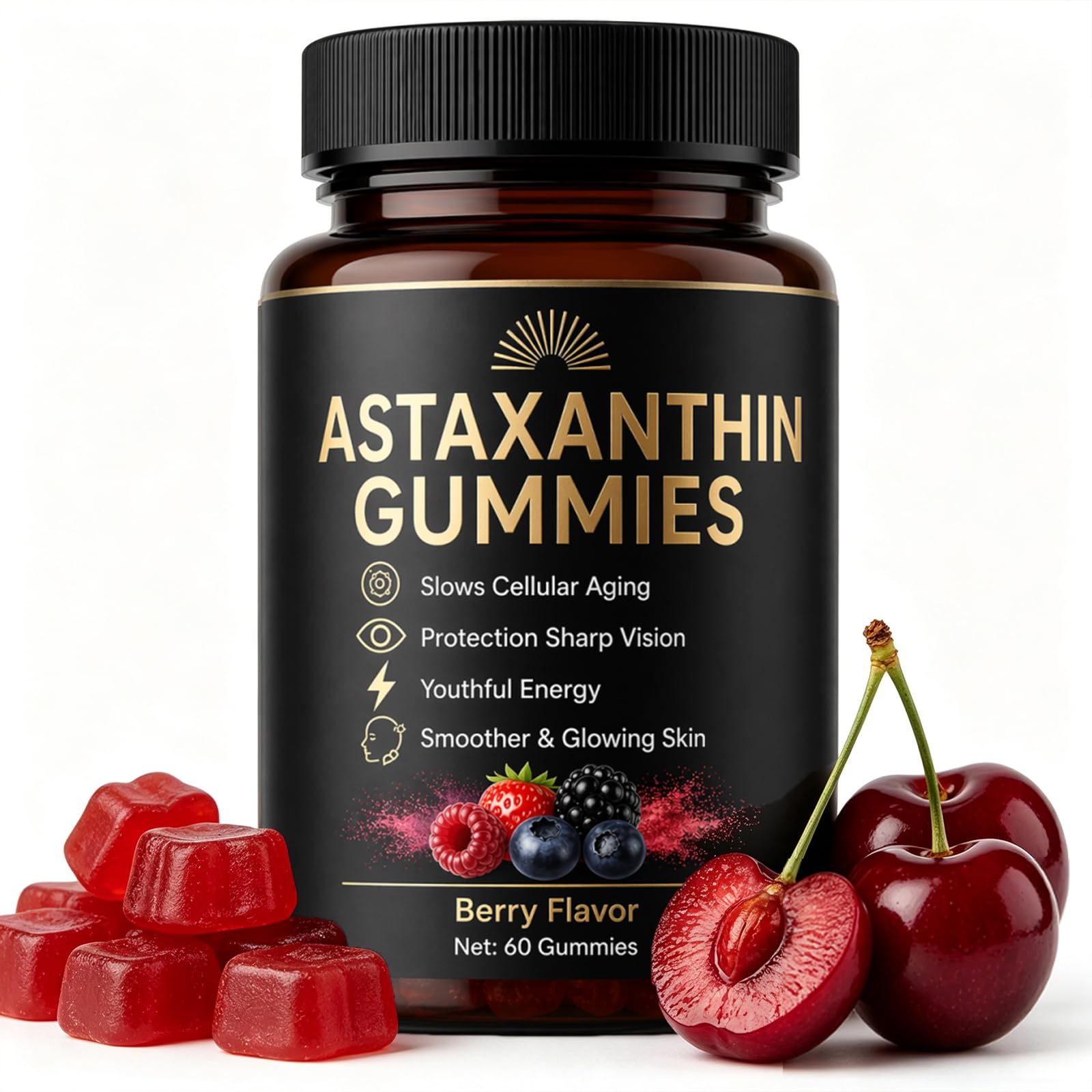 Roreiye Astaxanthin Gummies 60 Gummies