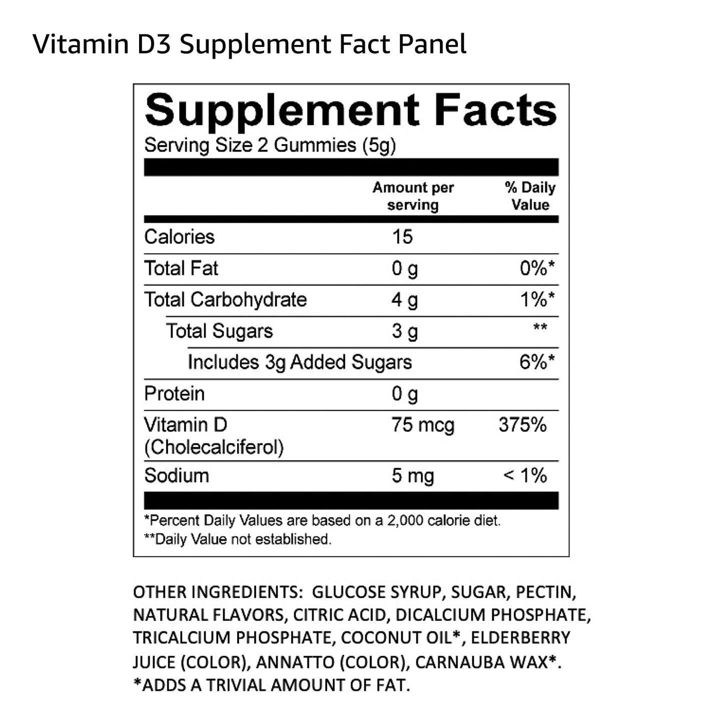 Restorz Vitamin D3 Gummies, 112 Count