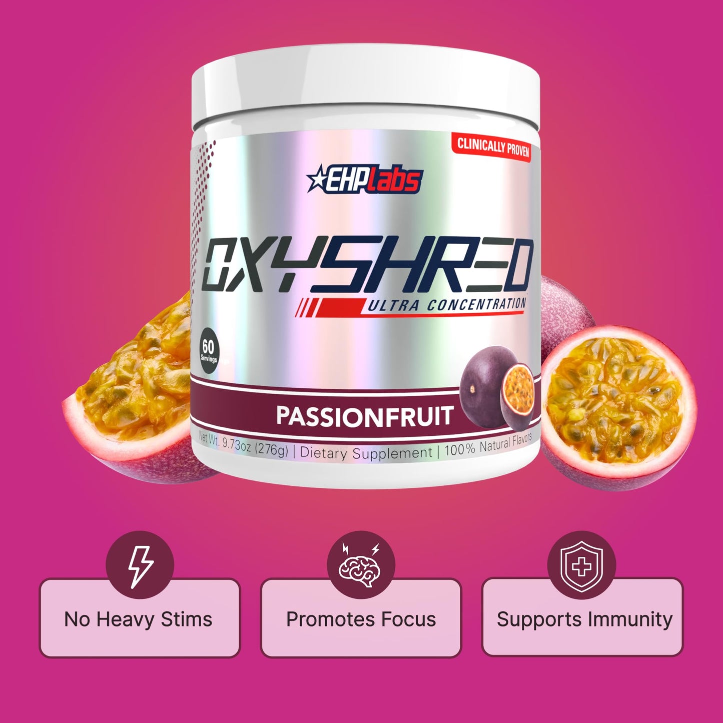 EHP Labs OxyShred Pre Workout Powder 9.3 60 Servings