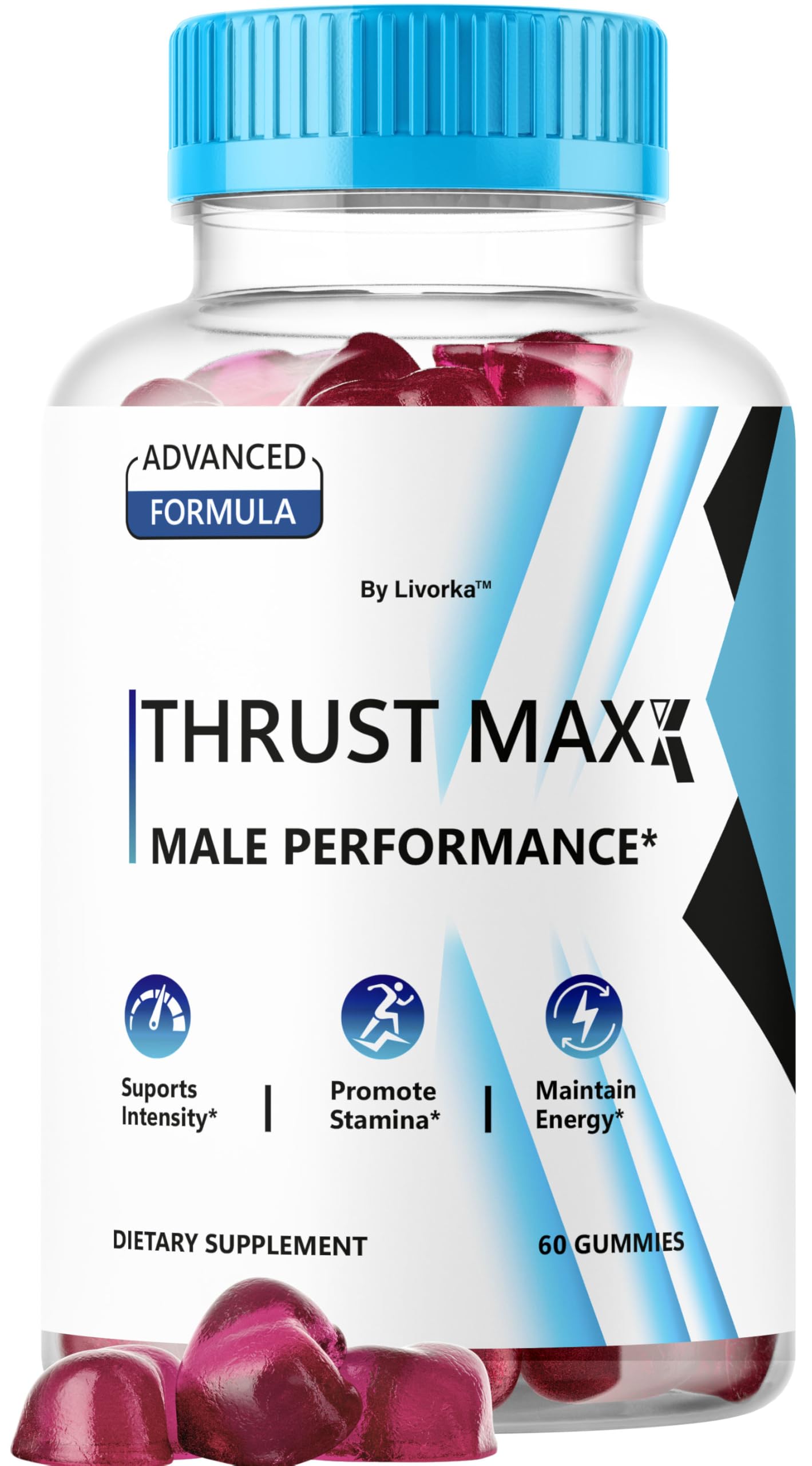 LIVORKA Thrust Maxx Gummies 60 Count