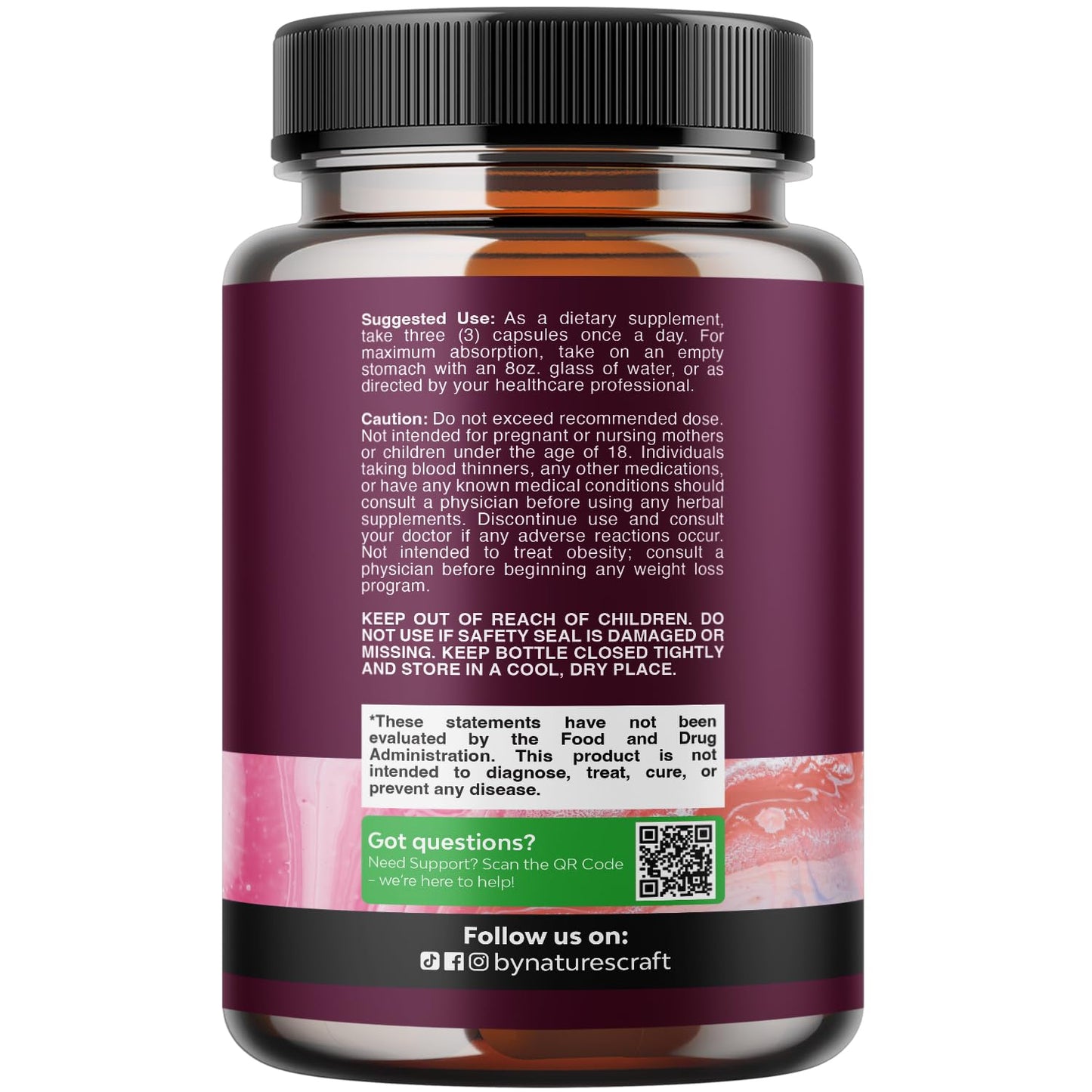 Natures Craft Advanced Multi Collagen Complex Ageless Multi Collagen Peptides with Type 1 2 3 5 & X & Biotin for Hair, Skin and Nails Capsule 90 Count