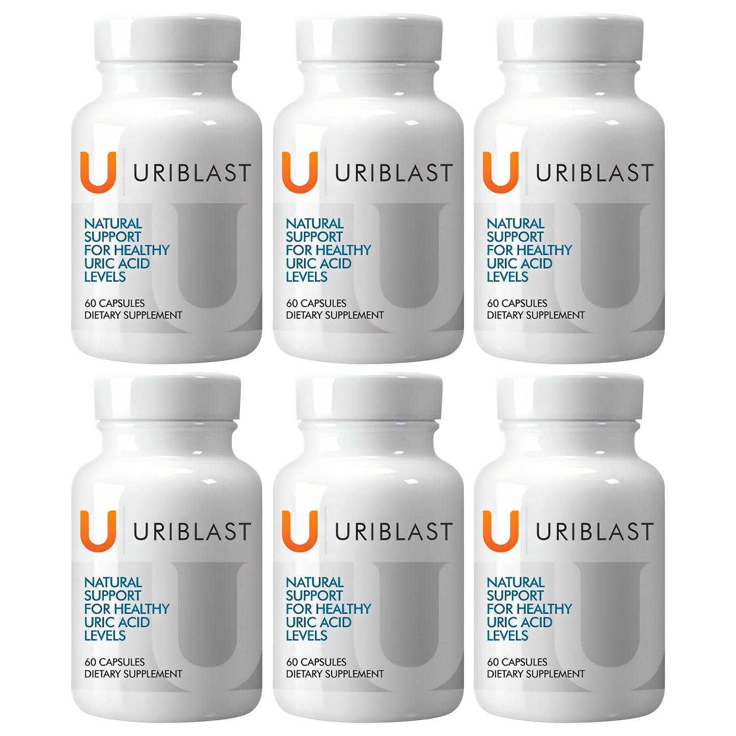 Uriblast Natural Uric Acid Supplement 60 Capsules