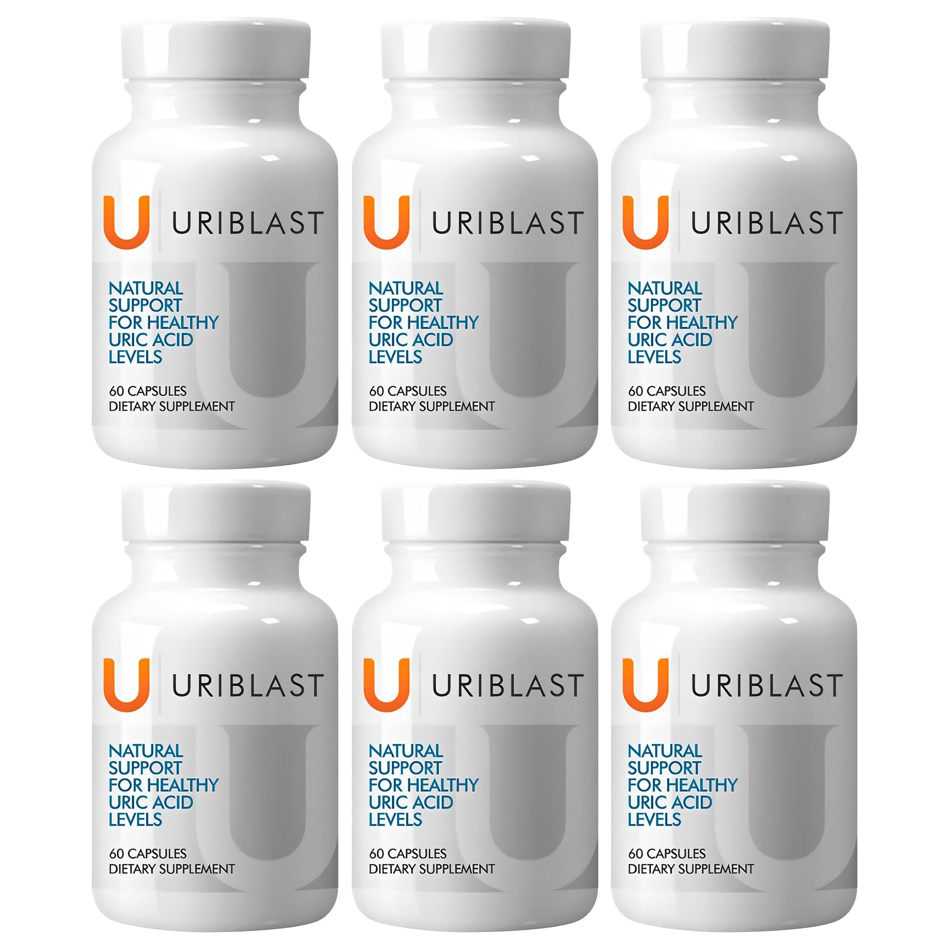 Uriblast Natural Uric Acid Supplement 60 Capsules