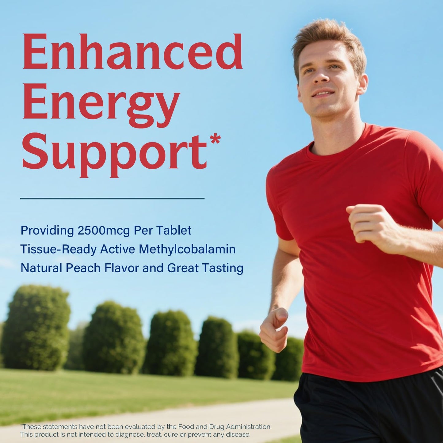Innate Vitality Vitamin B12 2500mcg Methylcobalamin Sublingual Tablets, 120 Count