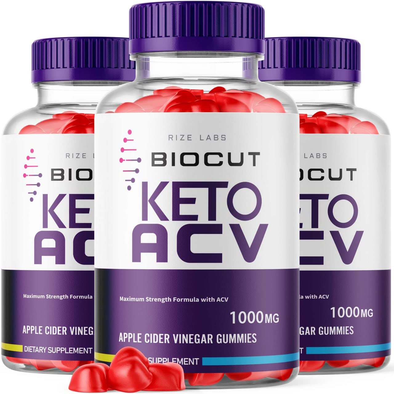 Rize Labs Biocut Keto ACV Gummies 180 Gummies