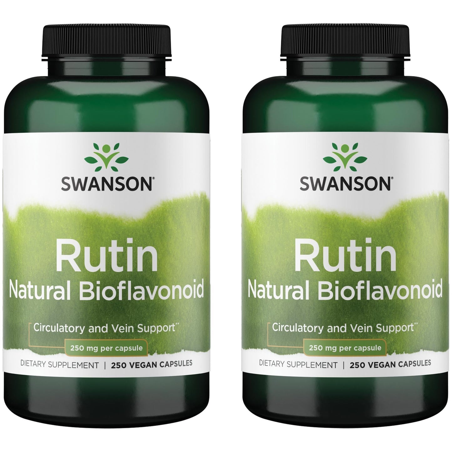Swanson Premium Brand Rutin Natural Bioflavonoid 250 mg, 500 Capsules
