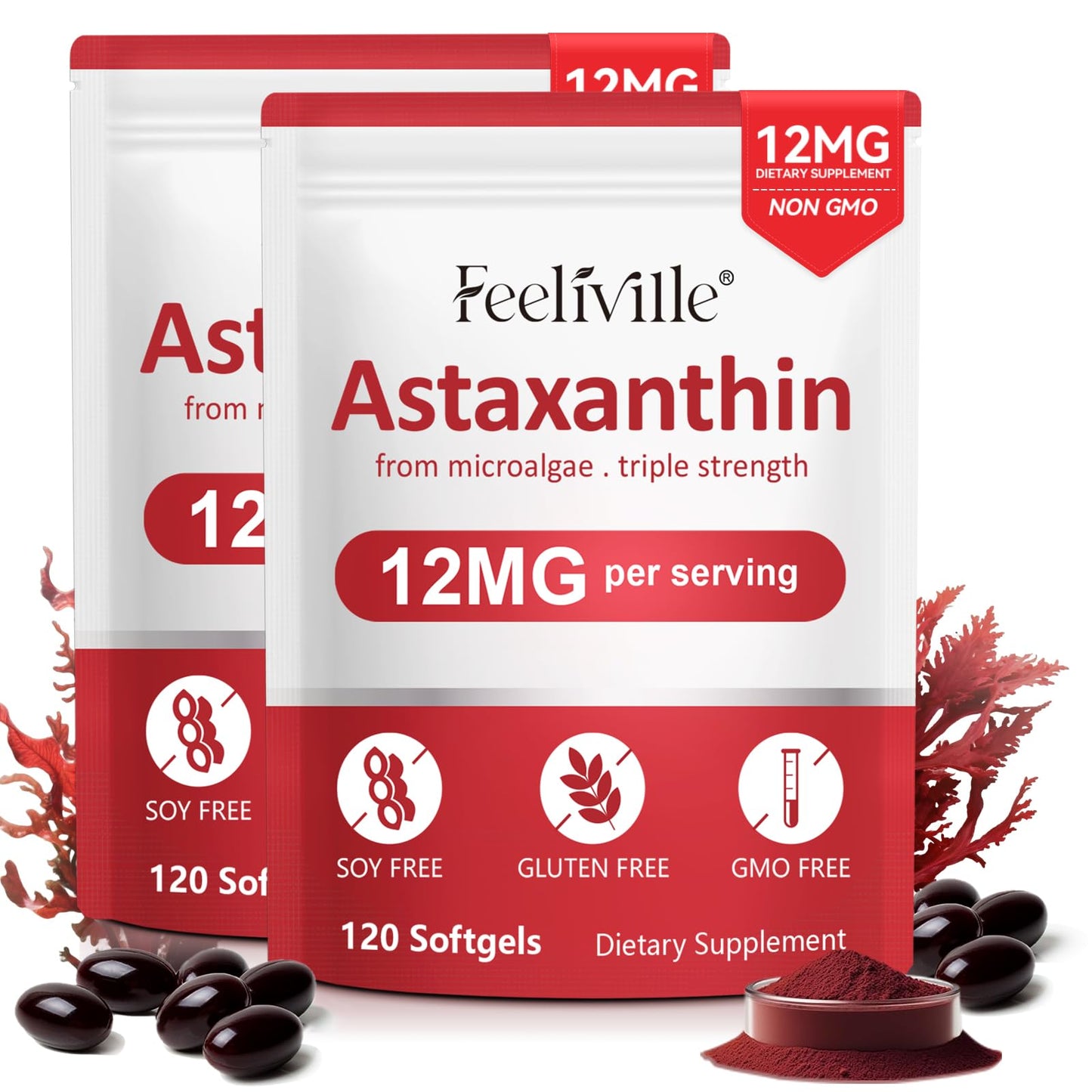 VOFANK Astaxanthin 12mg Softgels 240