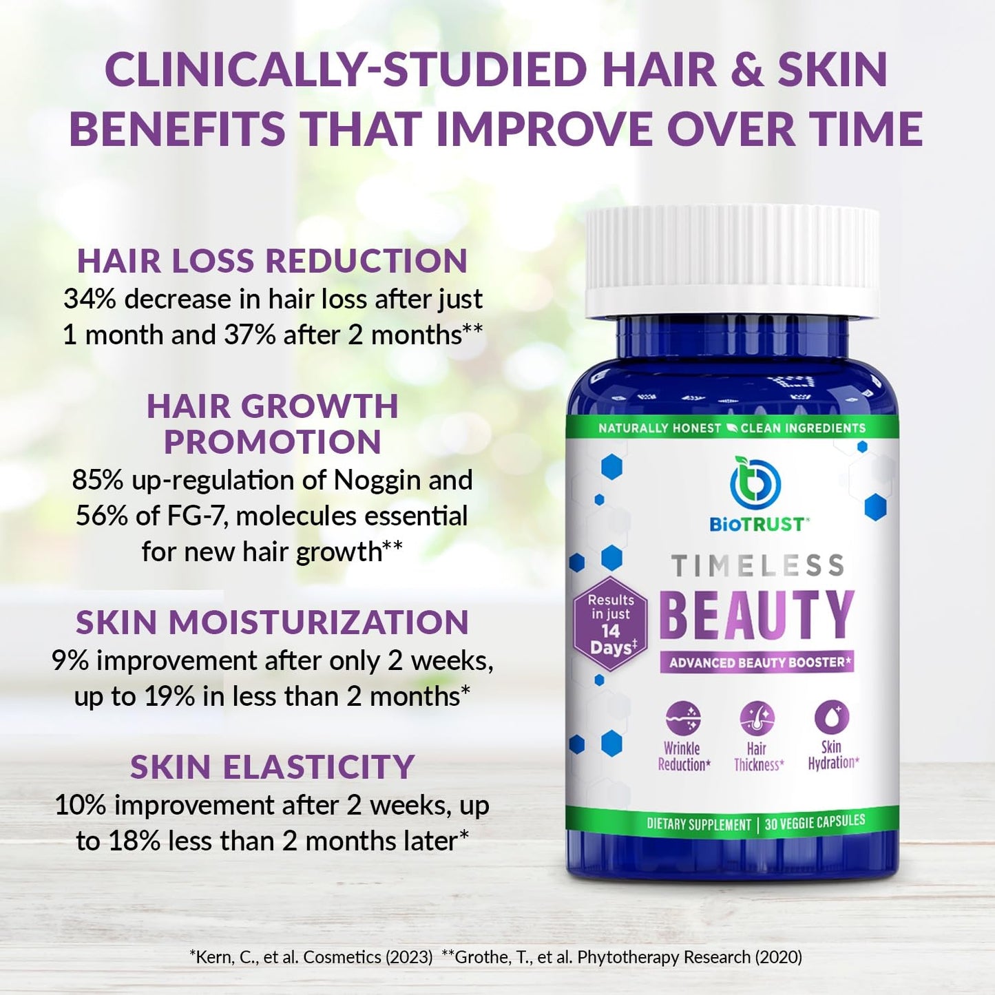 BioTrust Timeless Beauty Ceramide Booster 30 Capsules