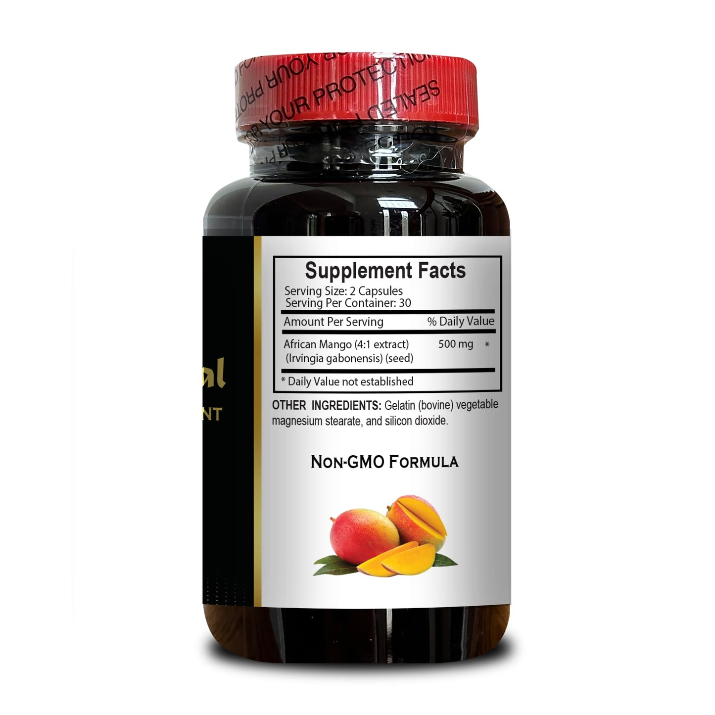 OLANTA TRADE SOLUTION African Mango Supplement 1500mg – Pure Irvingia Gabonensis Extract, Vegan Capsules, High-Strength, Supports General Well-Being & Energy, Non-GMO, 60 Capsules