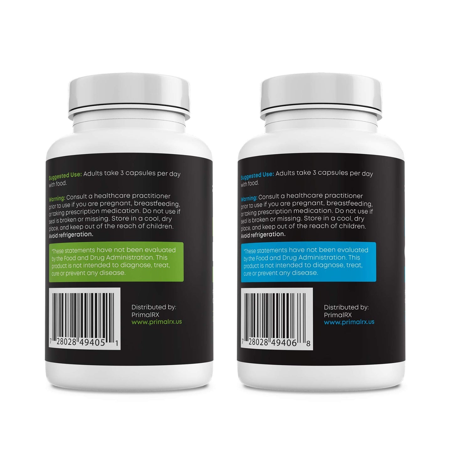 PRIMALRX Beef Liver & Beef Cartilage Supplement Bundle Capsules, 2 x 90 Count