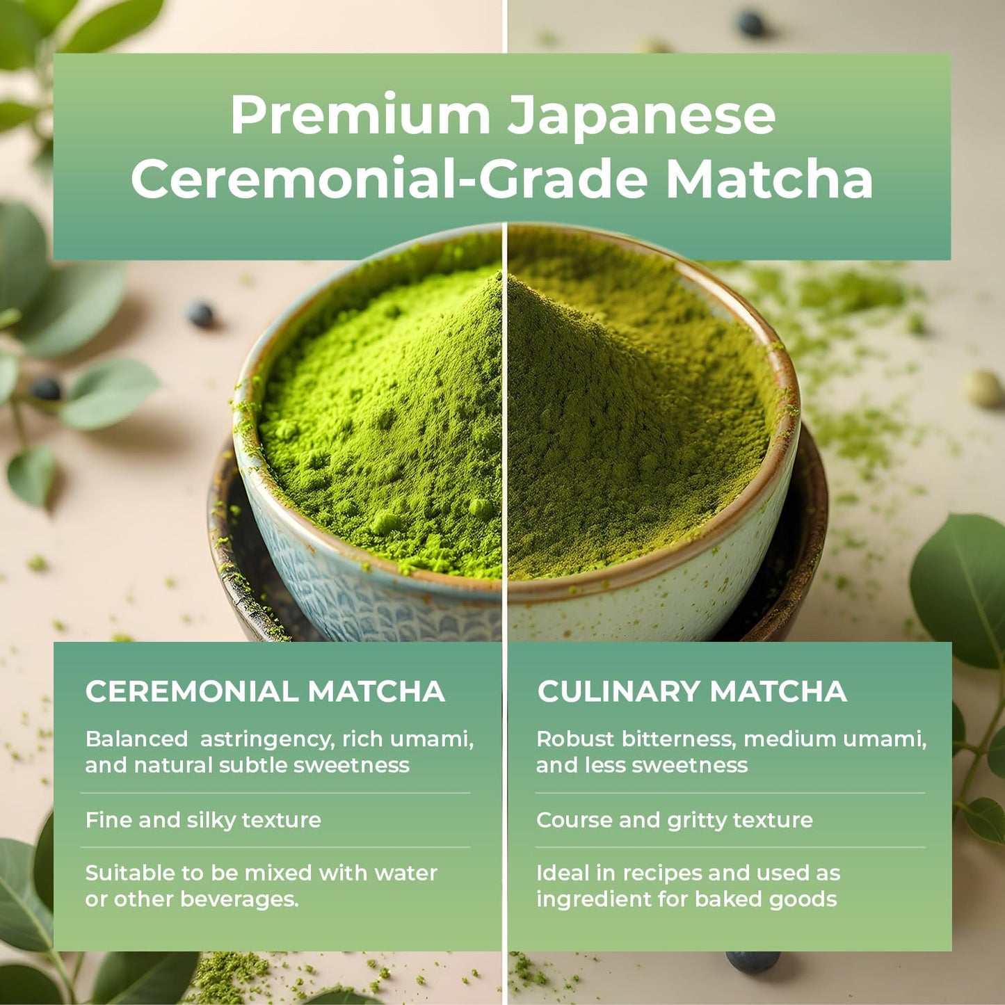 Maiji Japan Matcha Collagen Peptides Powder Supplement, Ceremonial Grade Matcha Green Tea Powder, 4.2 Ounce
