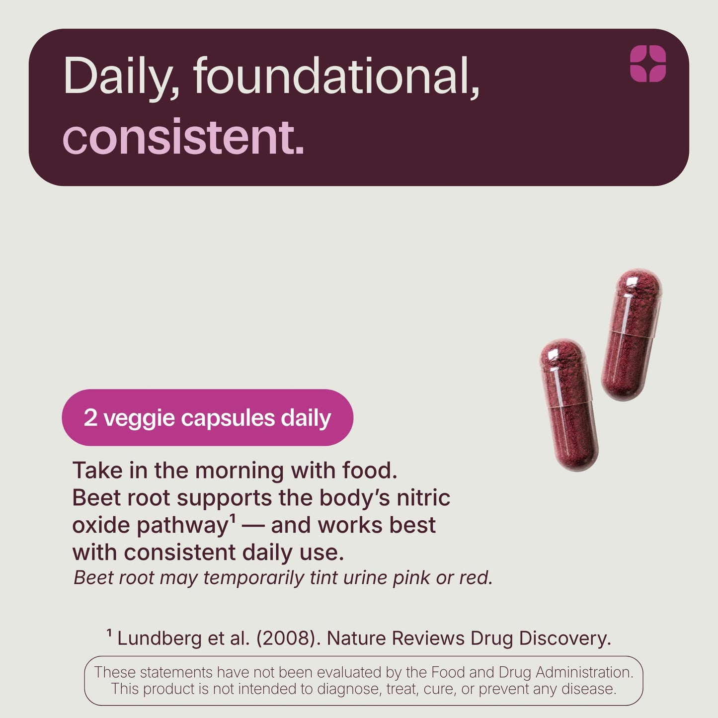Go Nutra Neetbeet Organic Beet Root Capsules 1300mg Beetroot Supplement, 60 Count