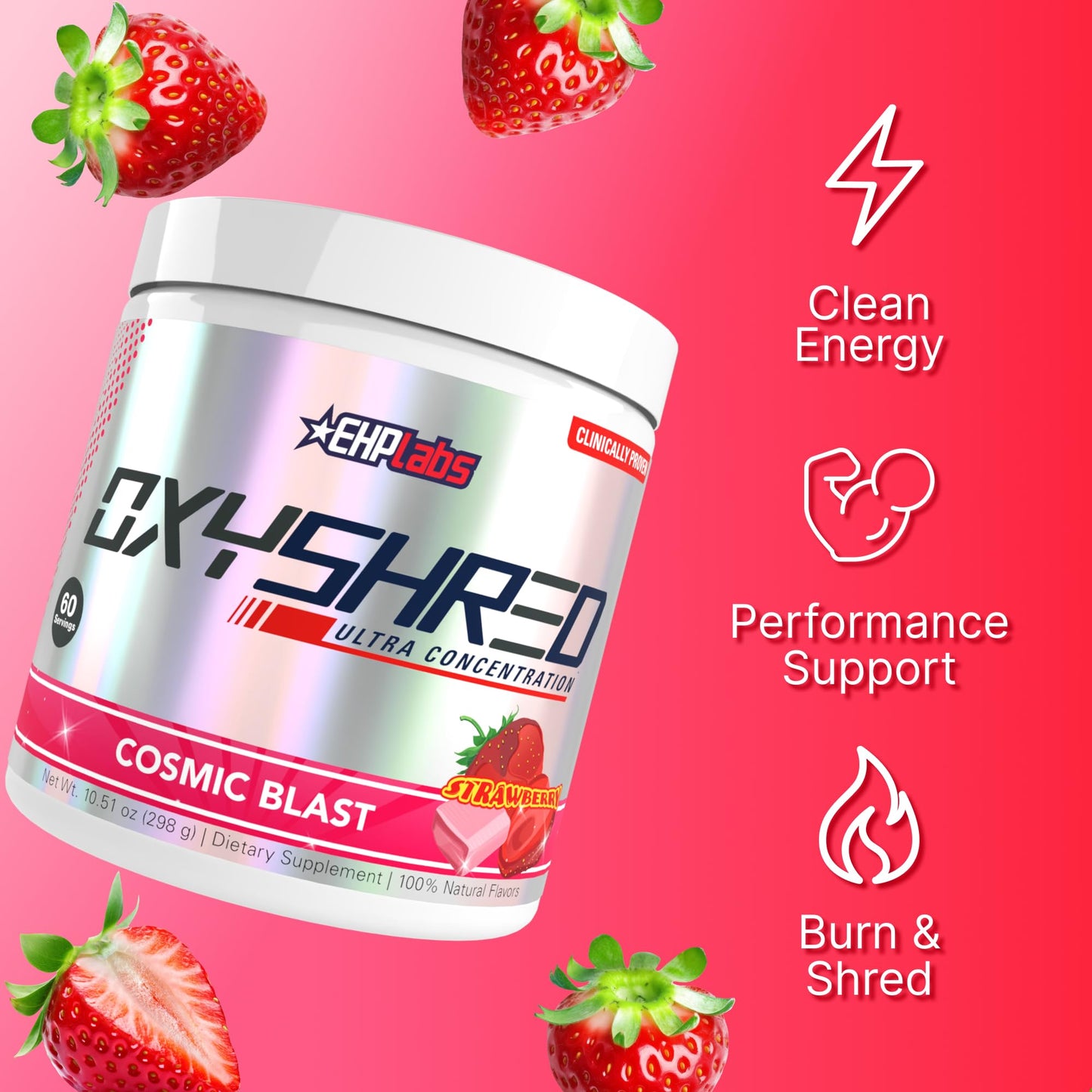 EHP Labs OxyShred Pre Workout Powder 9.5 Ounce