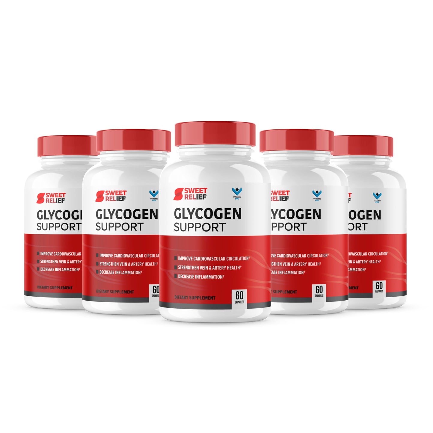 Vitamin Evo Sweet Relief Glycogen Support Capsules 300
