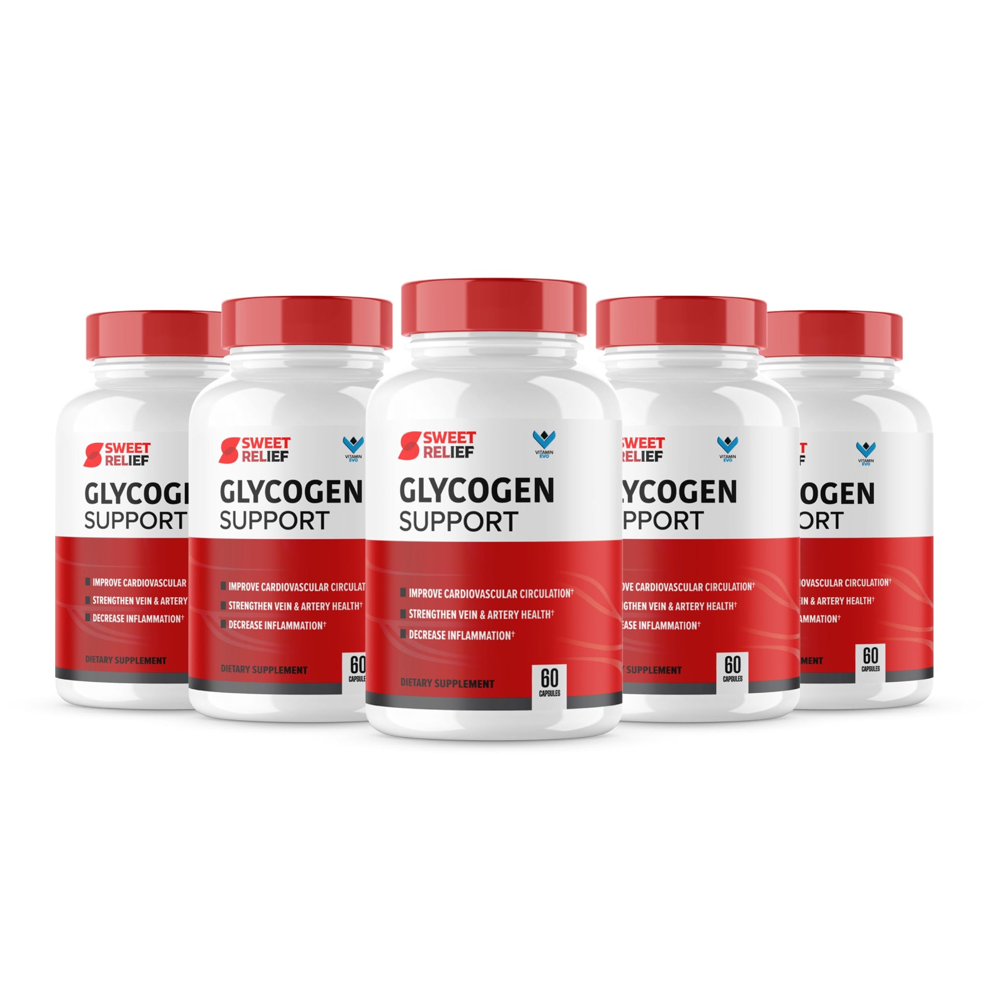 Vitamin Evo Sweet Relief Glycogen Support Capsules 300