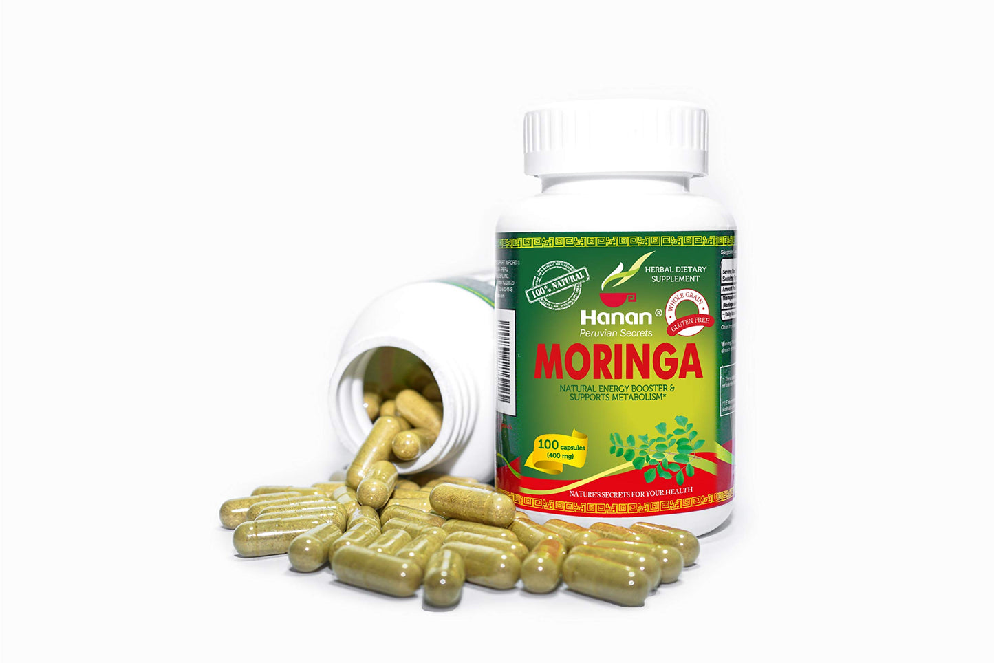 Hanan Moringa Superfood Powder 600 Capsules