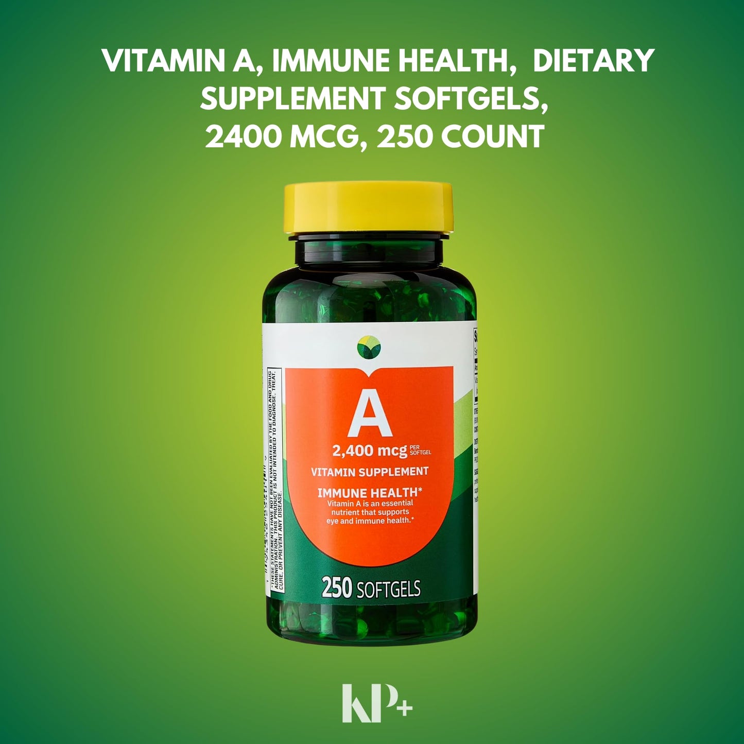 KP+ Vitamin A 2,400 mcg (8,000 IU) Softgels 250