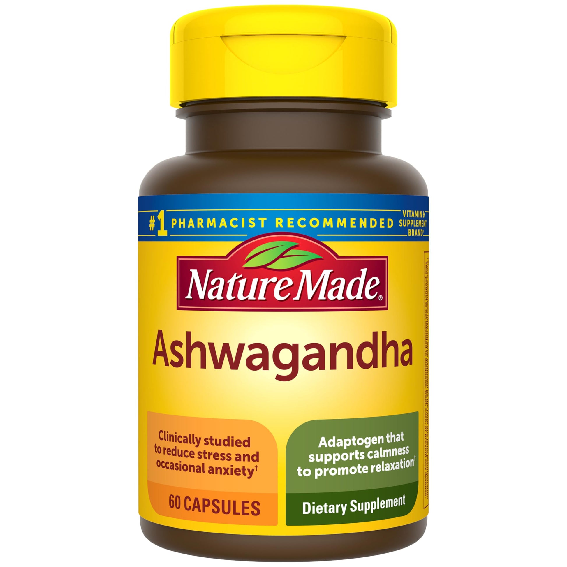 Nature Made Ashwagandha 125mg Capsules, 60 Count