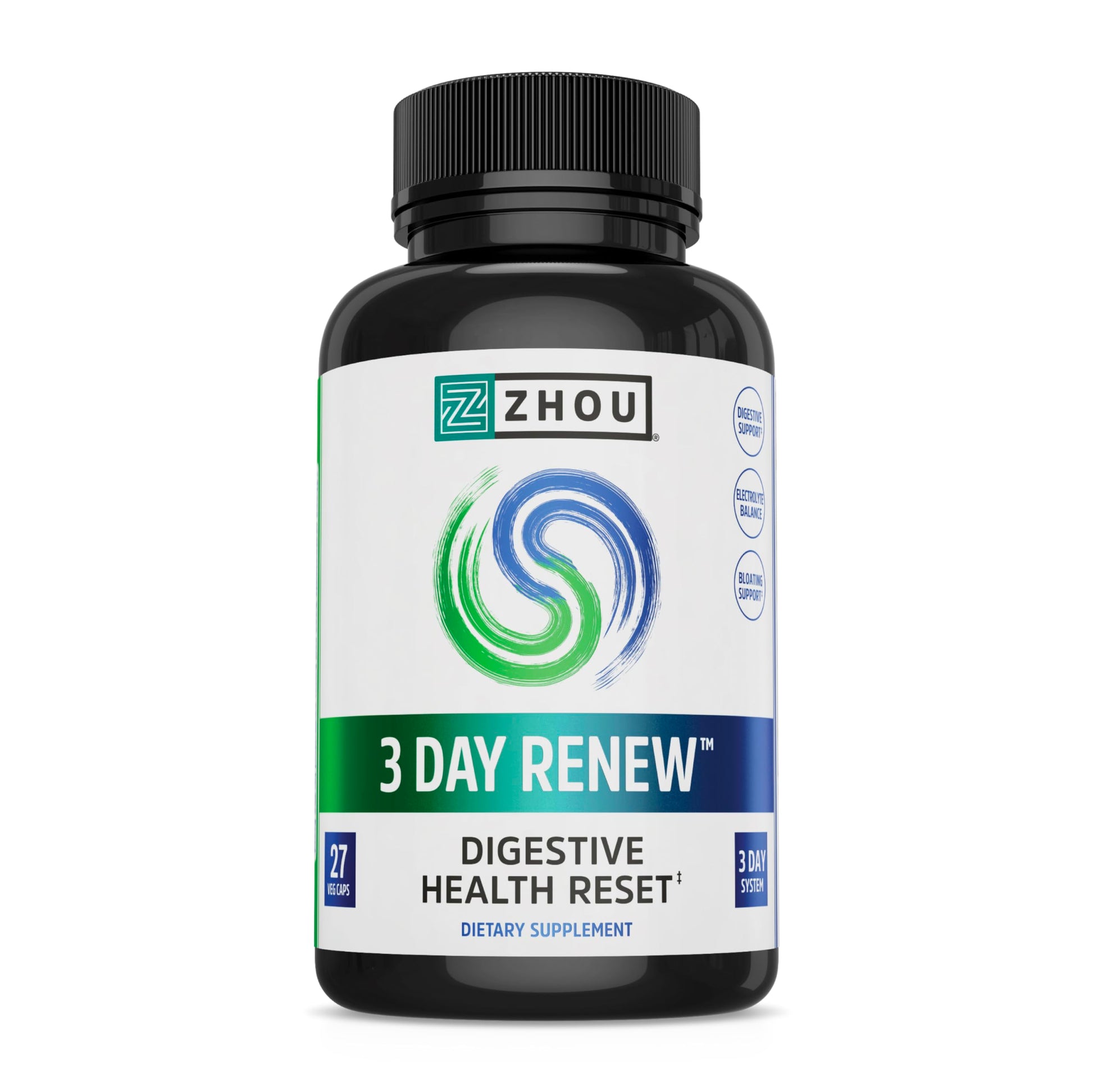 ZHOU 3 Day Renew Probiotics for Digestive Health Capsule 27