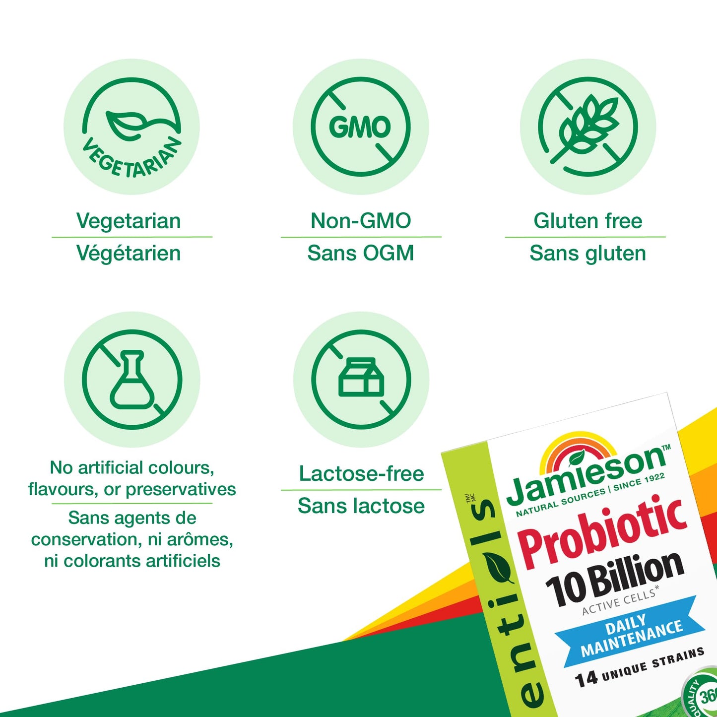 Jamieson Laboratories 10 Billion Capsule, 60 Count