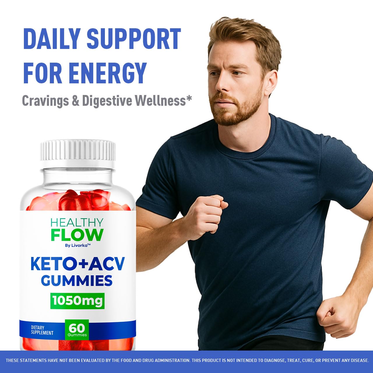 LIVORKA Healthy Flow ACV Gummies Advanced Formula, 300 Gummies