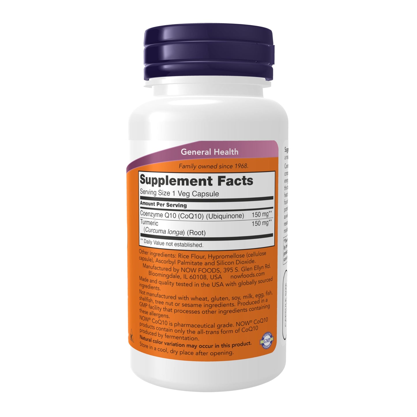 NOW Foods CoQ10 150 mg Capsule 100 Count