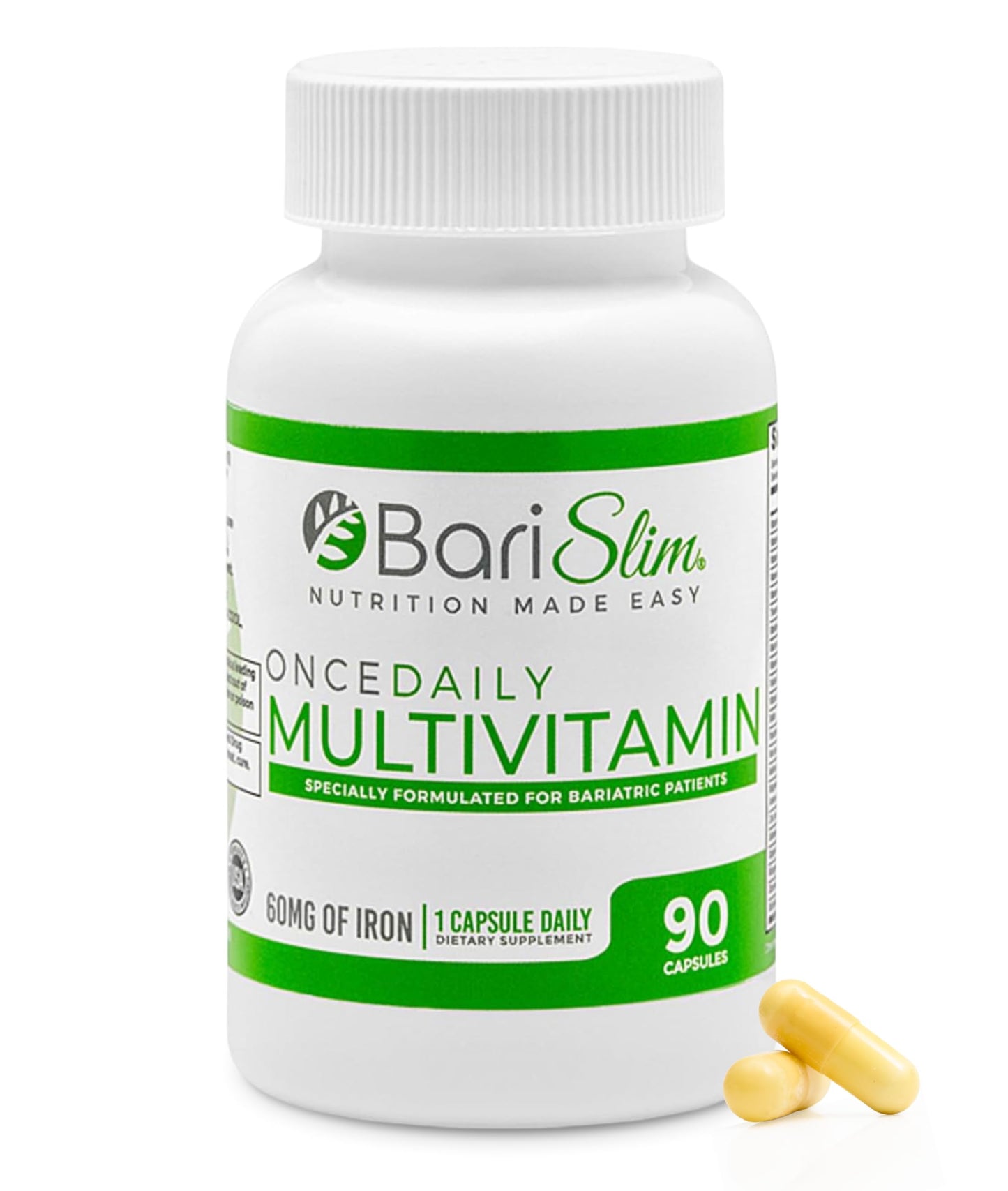 BariSlim Once Daily Bariatric Multivitamin Capsule 90 Count
