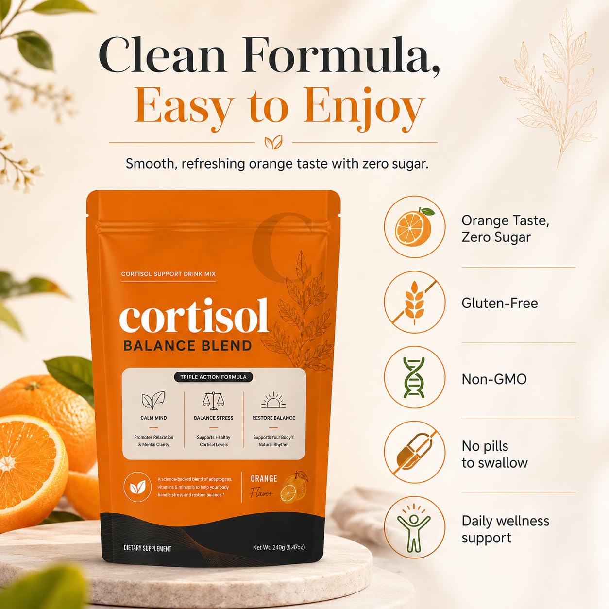 Harmonia Cortisol Cocktail Powder, 1 oz