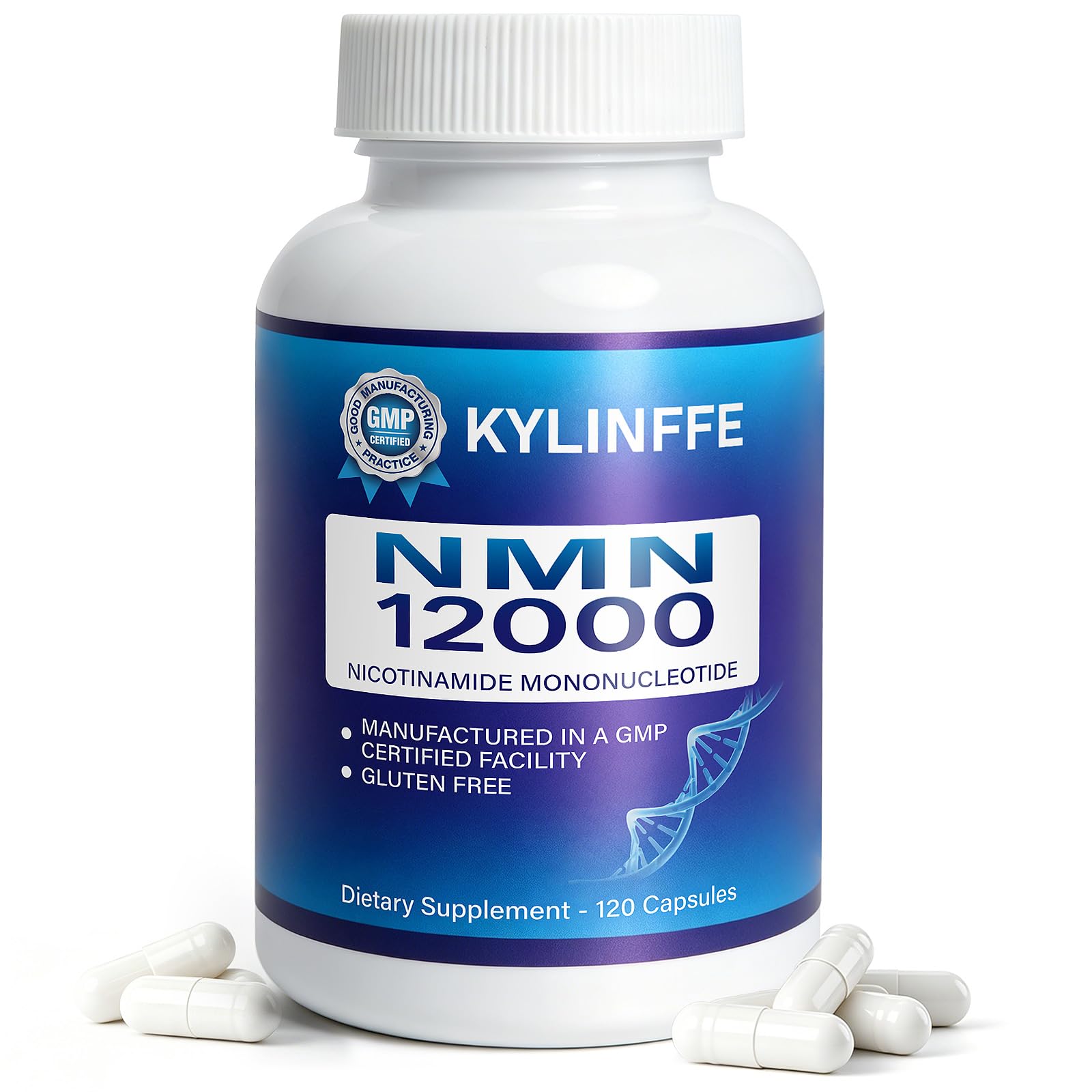 Oopeatol Pure NMN Supplement 400mg Liposomal NMN Capsule, 120 Capsules
