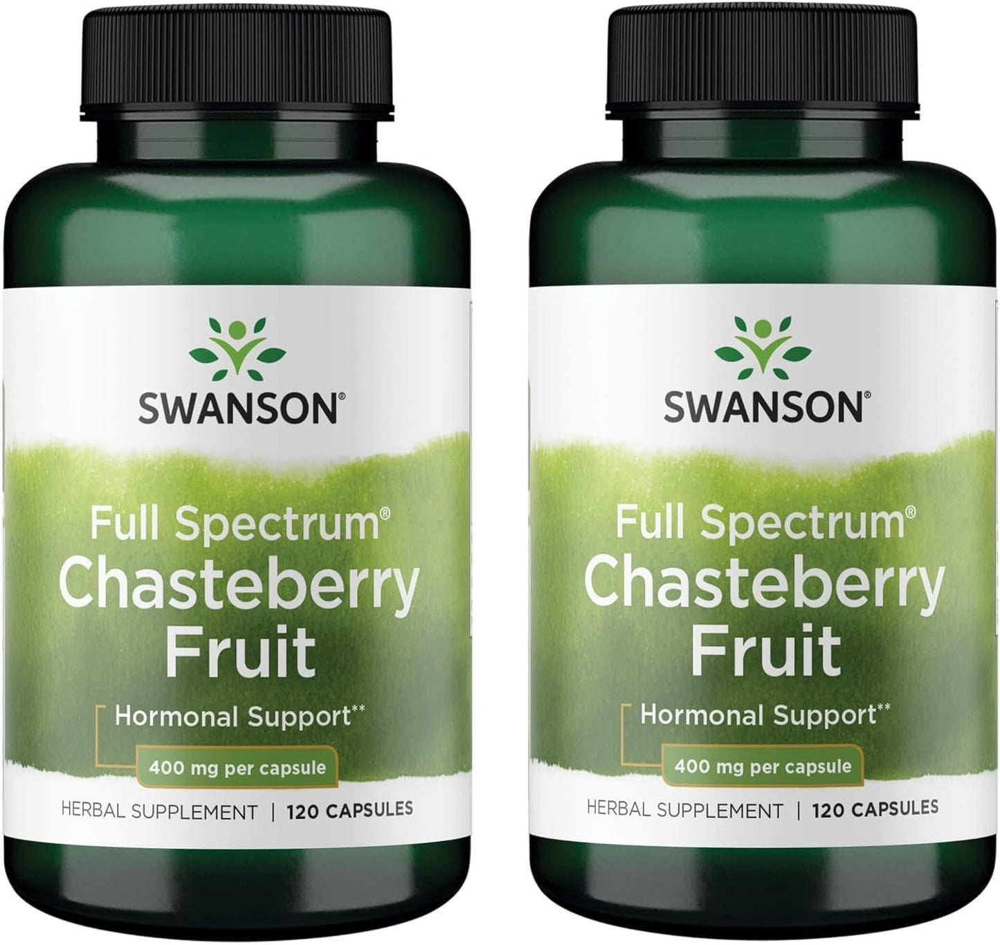 Swanson Chasteberry Fruit - Herbal Supplement Promoting Women's Health & Menopausal & Menstrual Support - May Support Balance & Skin Health 240 Capsules