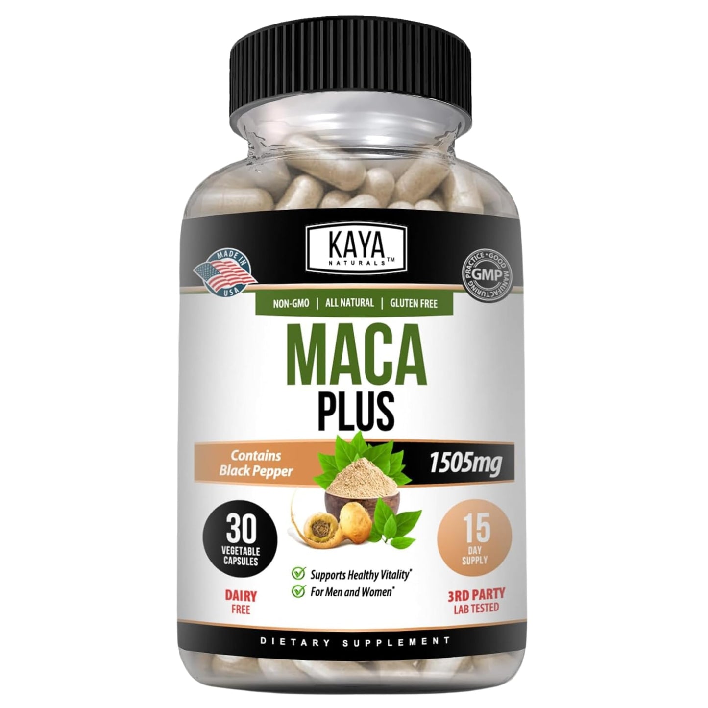 Kaya Naturals Maca Plus 30 Capsules