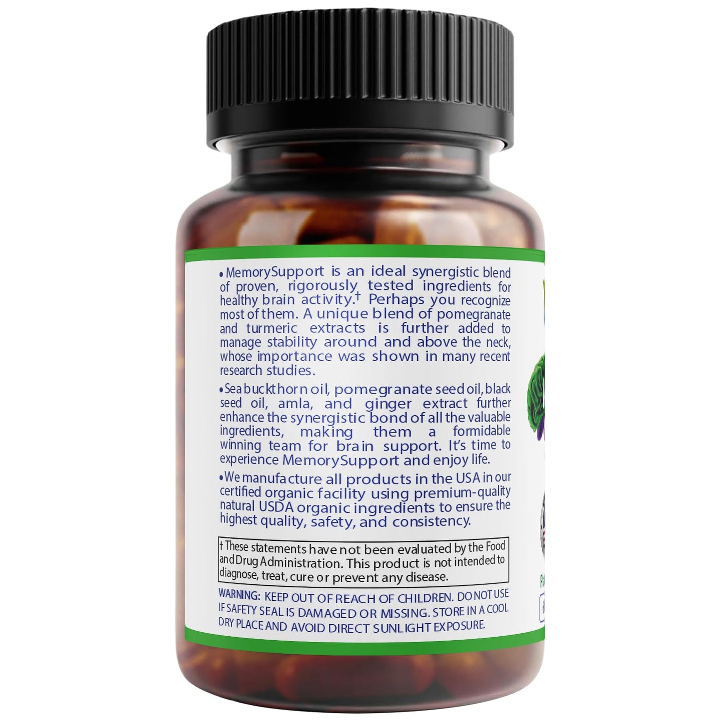 Bodymune MemorySupport Brain Health Formula Capsule 60 Capsules