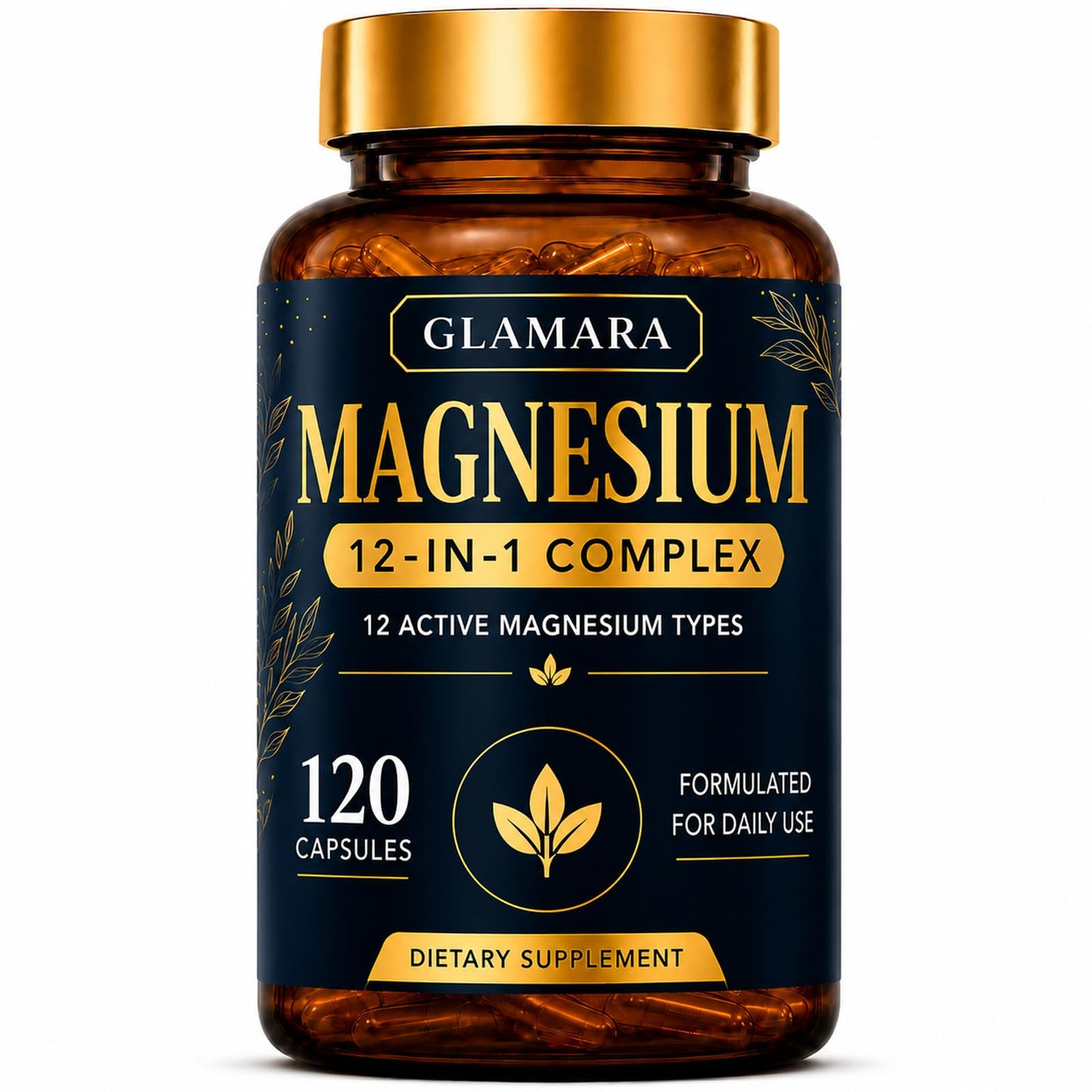 Glamara Magnesium 12 in 1 Complex Supplement Capsule 120