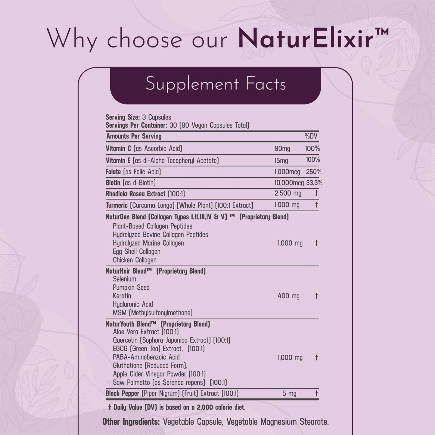 NaturWel Collagen 1000mg Capsules, 90 Count