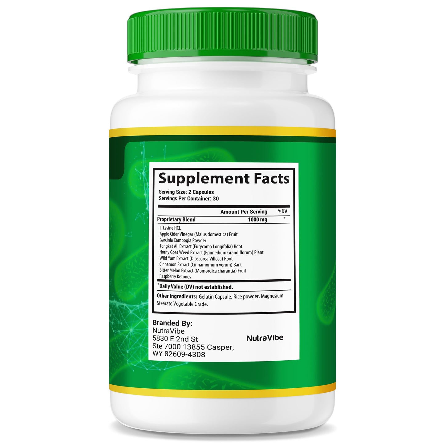 NutraVibe GoldenFrib Gut Support Capsule 120 Capsules