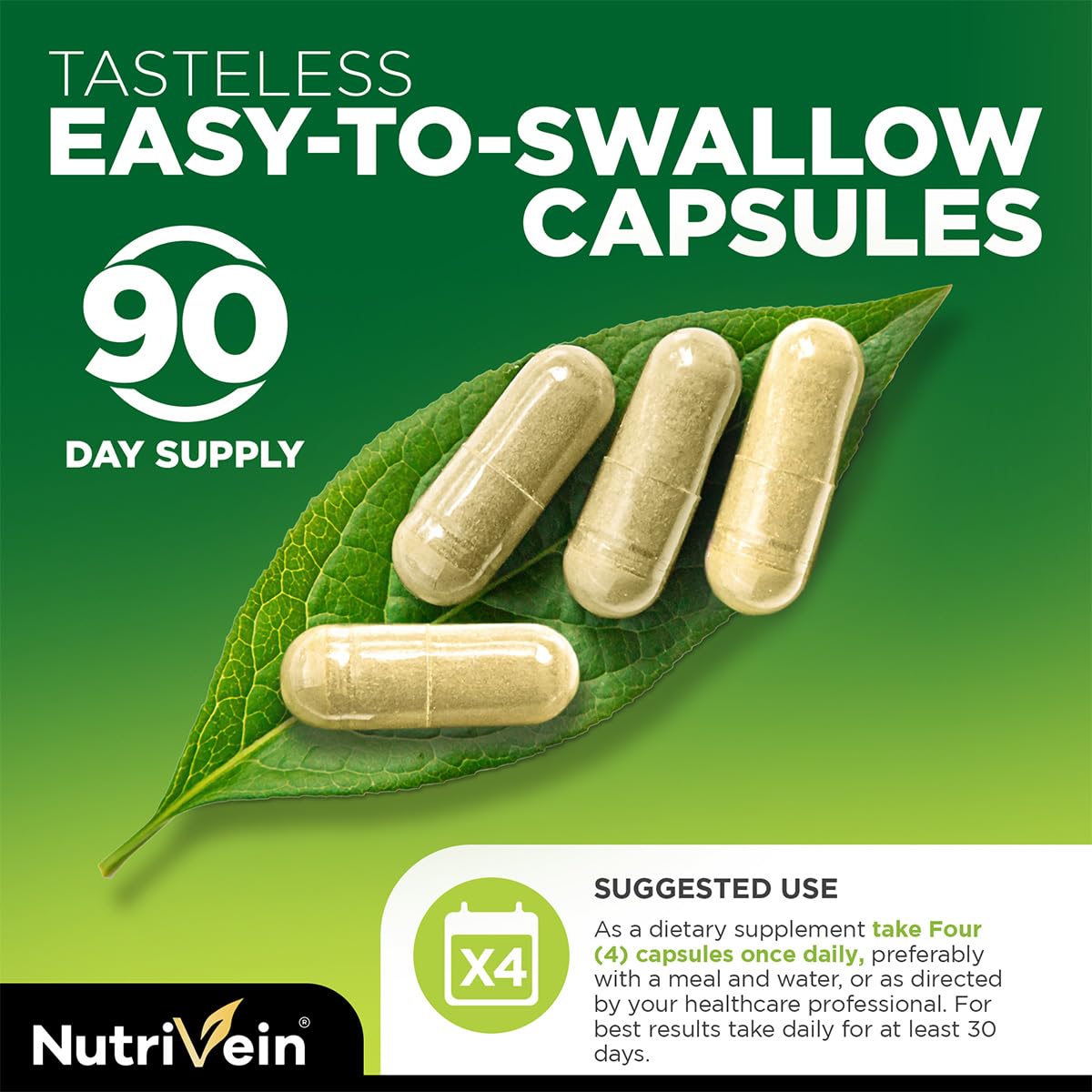 Nutrivein Whole Food Multivitamin for Men & Women 120 Capsules