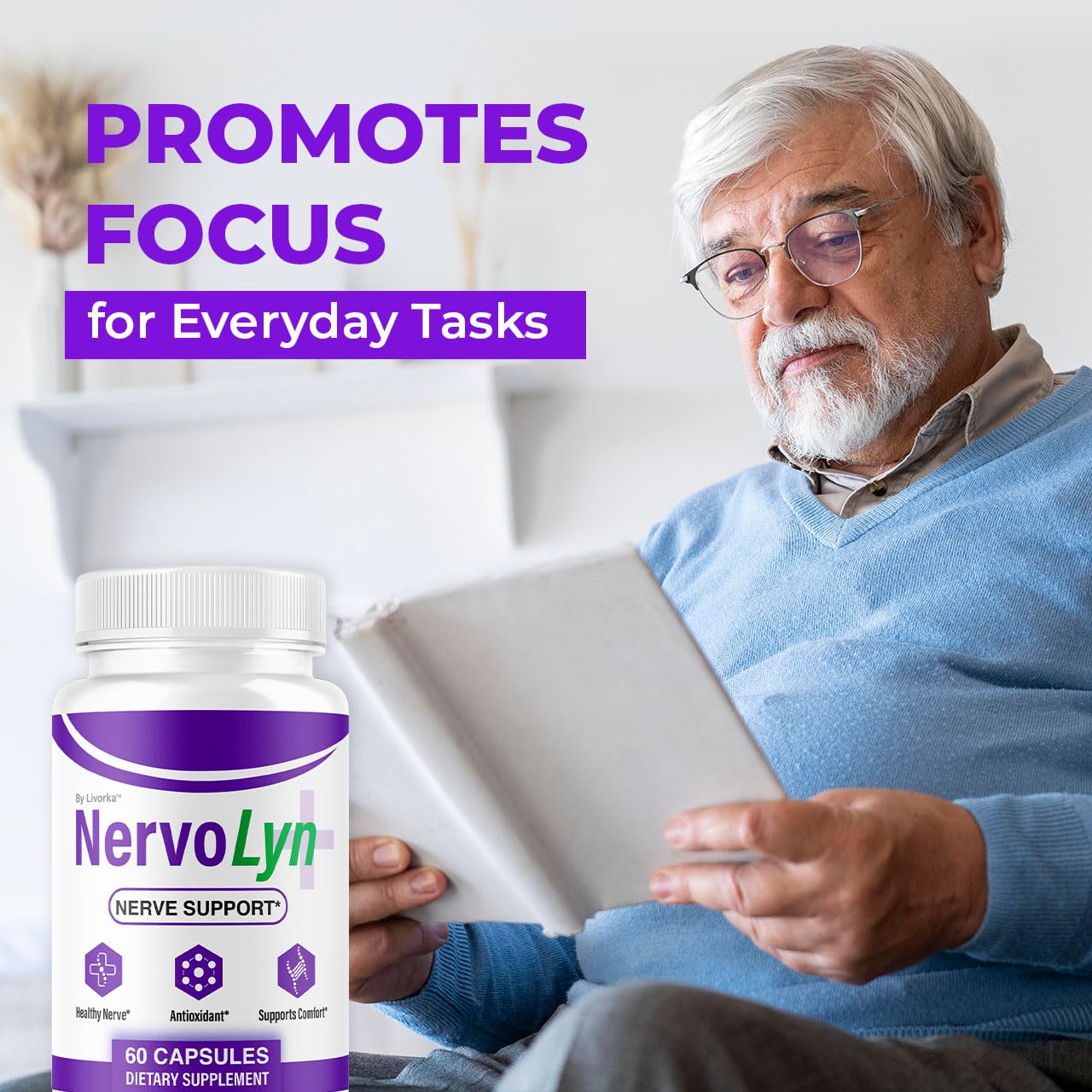 LIVORKA NervoLyn Capsules 300 Capsules