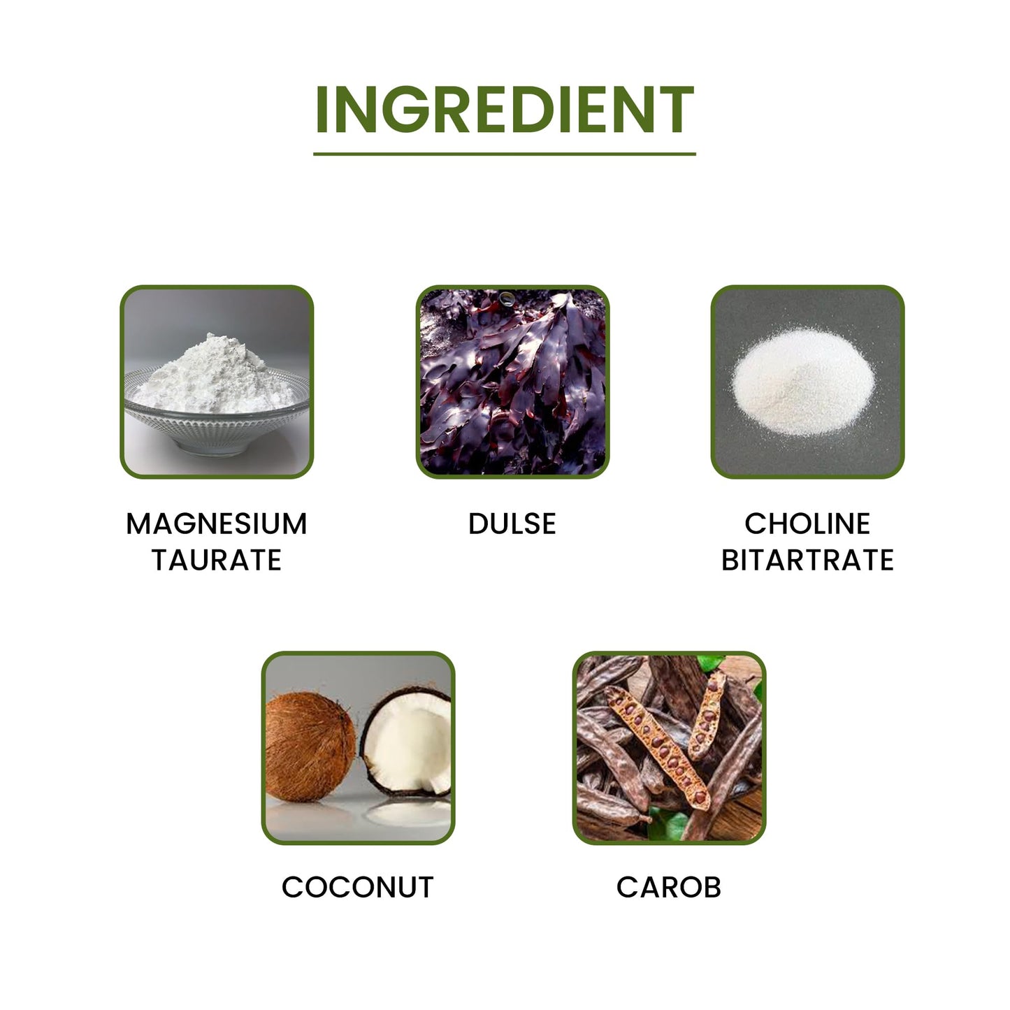 Green Organic Supplements Magnesium Taurate Capsules 270 Capsules