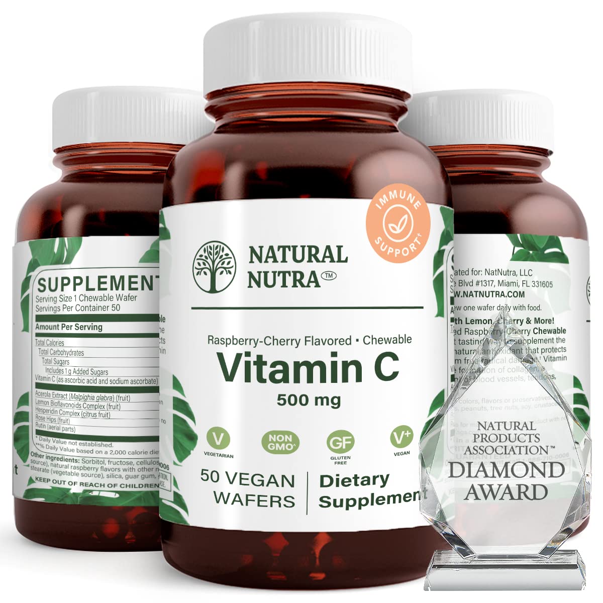 Natural Nutra Vitamin C Supplement Powder 50 Count