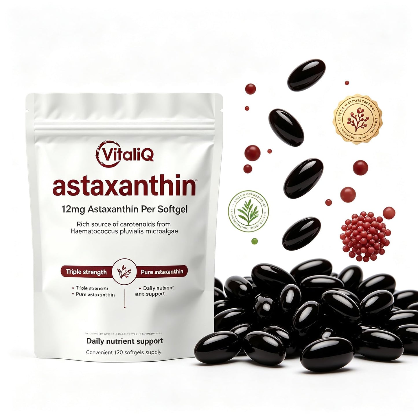 Ella ola kids Vitaliq Astaxanthin Softgel 1 Count