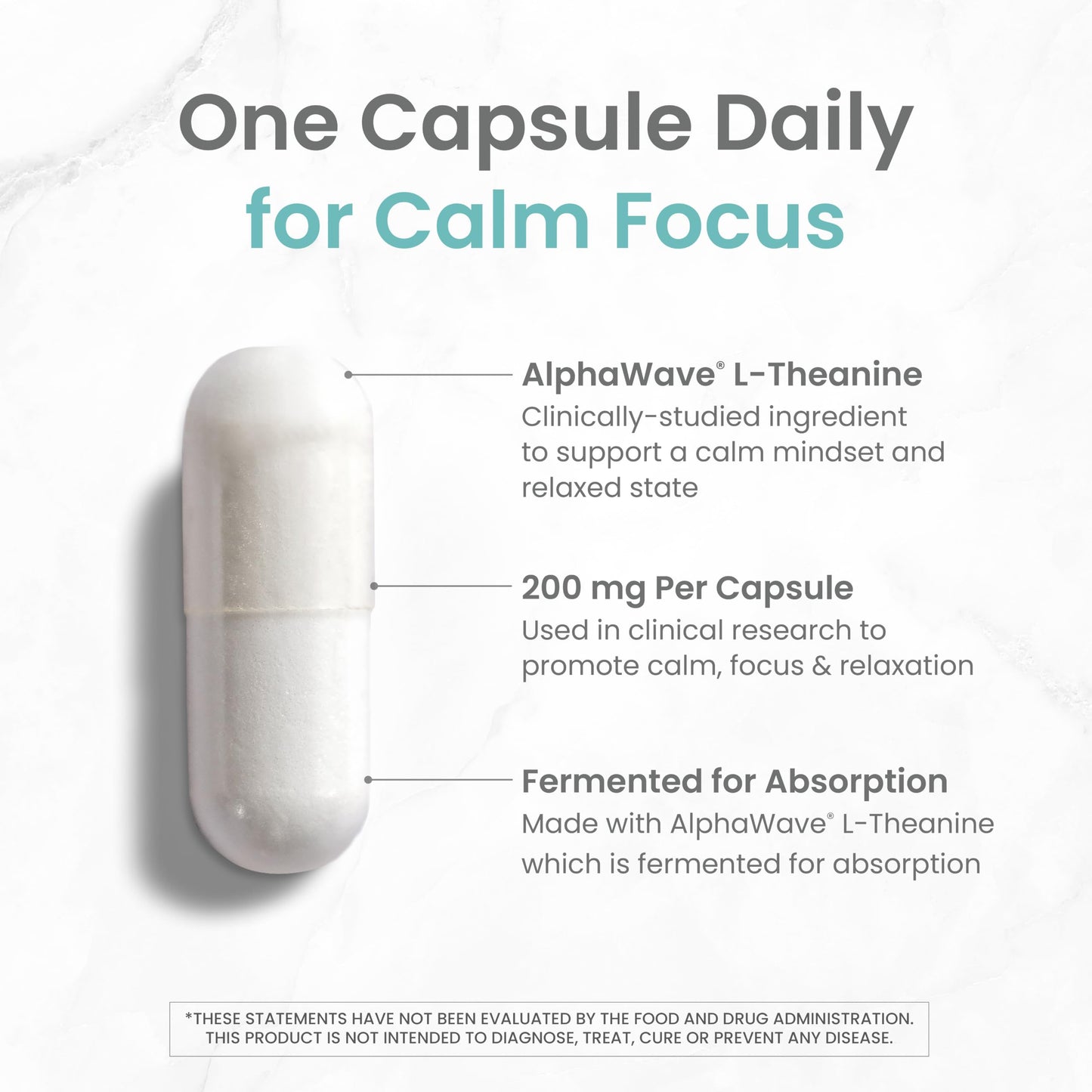 Himalaya L-Theanine Capsules 60 Count