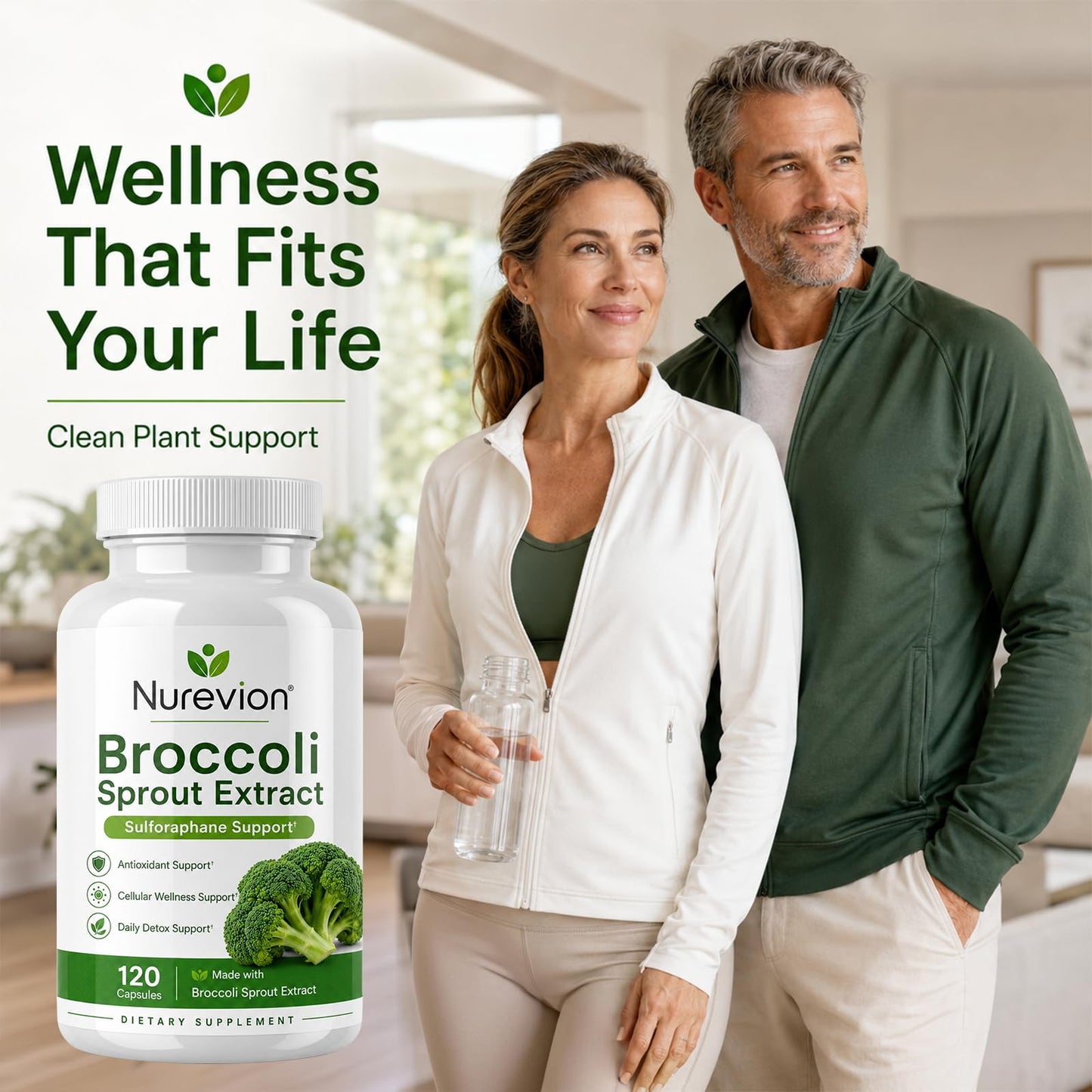 Nurevion Broccoli Sprout Extract Sulforaphane Capsule, 1 Count