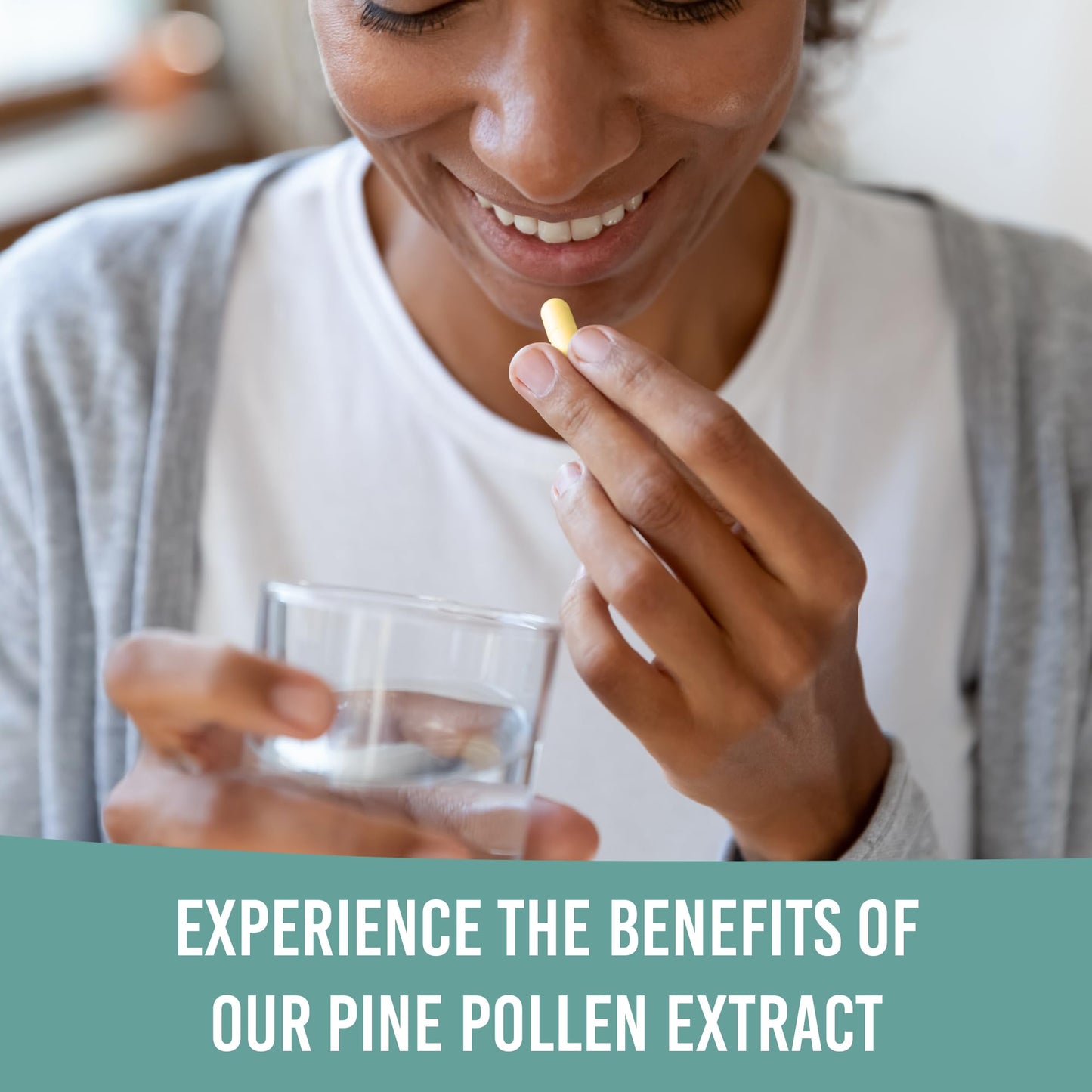 Holistic Bin Pine Pollen Capsules 500mg (Pinus Ponderosa) - 40 Capsules