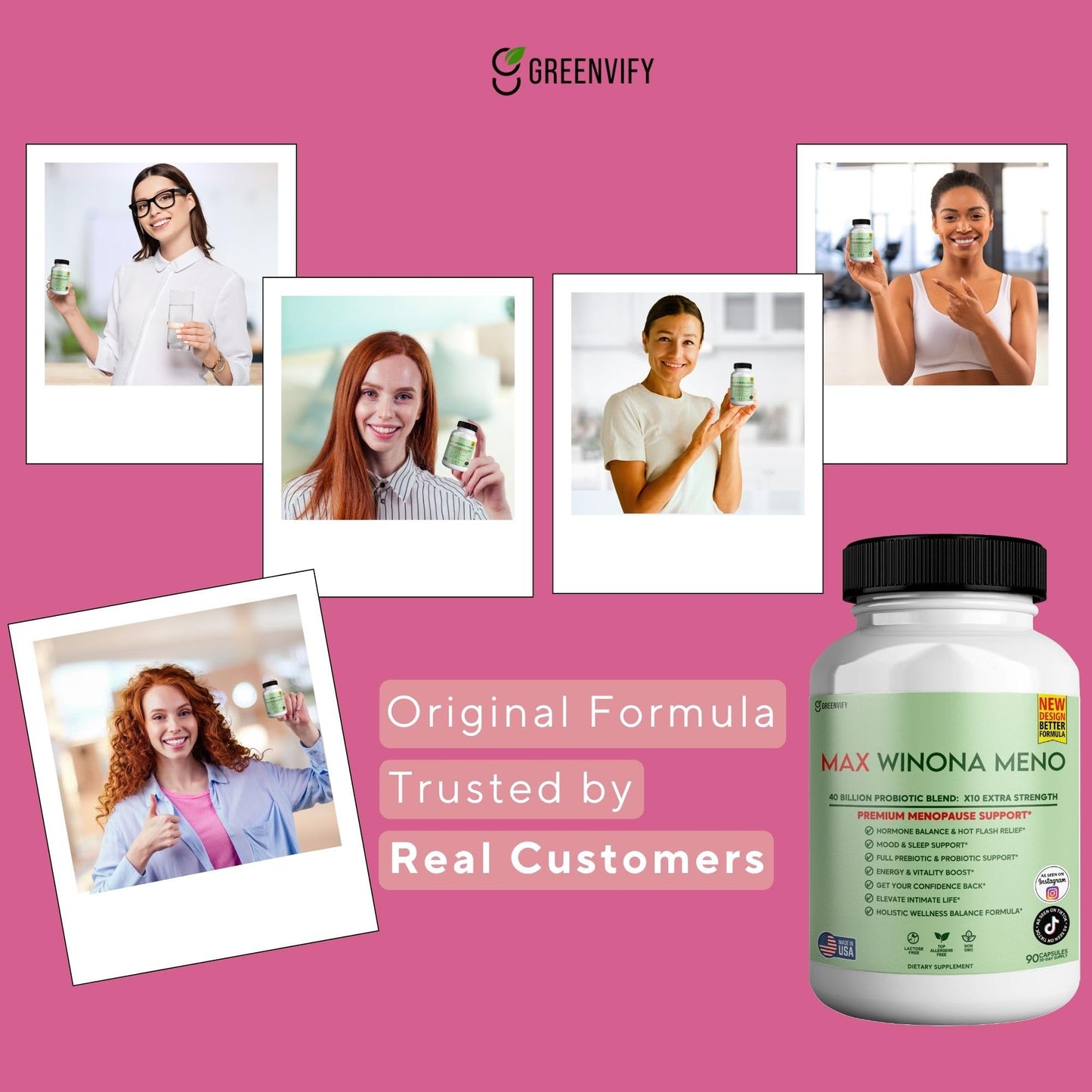 Max Winona Meno Winona Max Premium Menopause Support Capsules 60