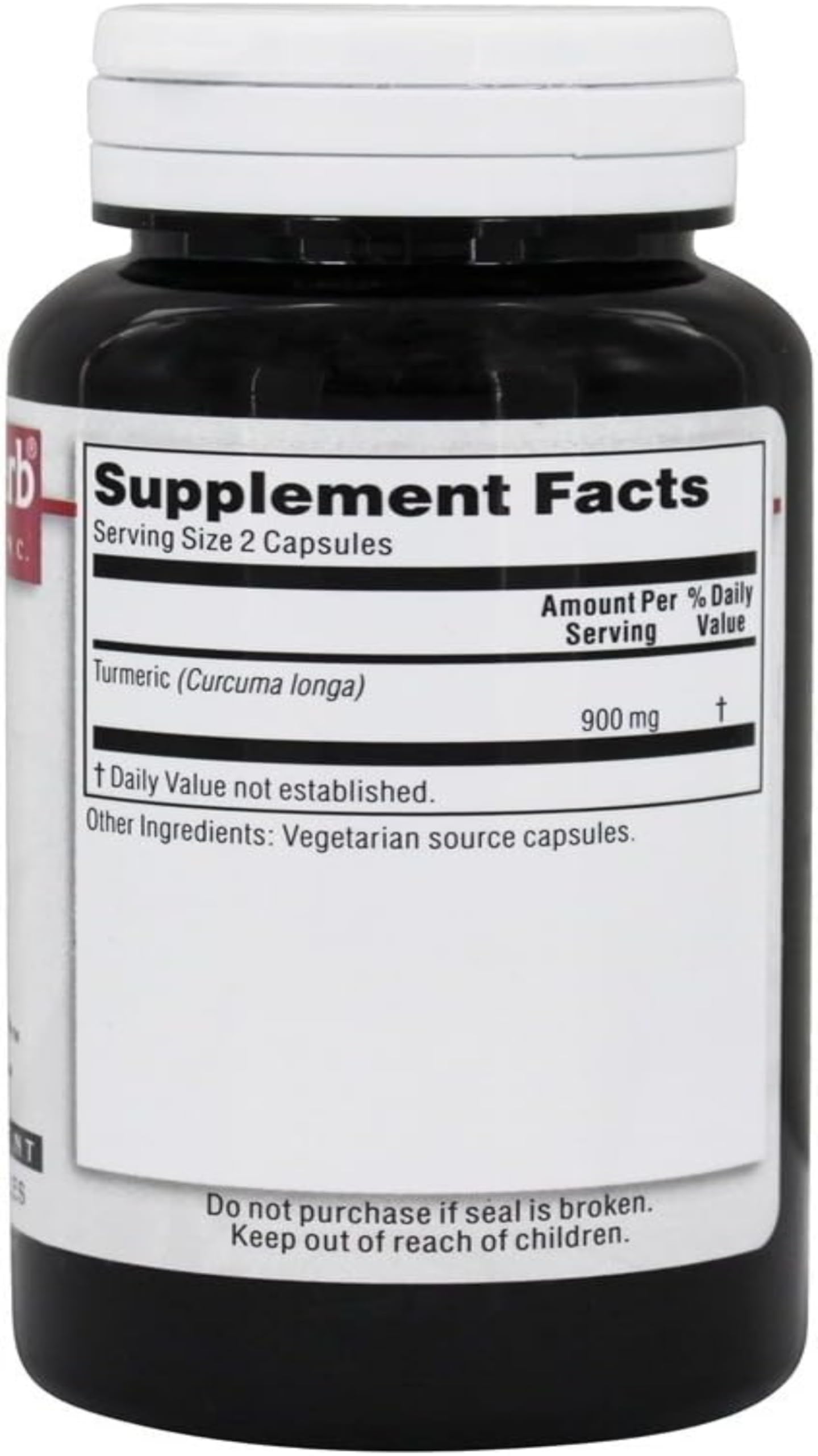 Kroeger Herb Products Turmeric Capsules 100 Capsules