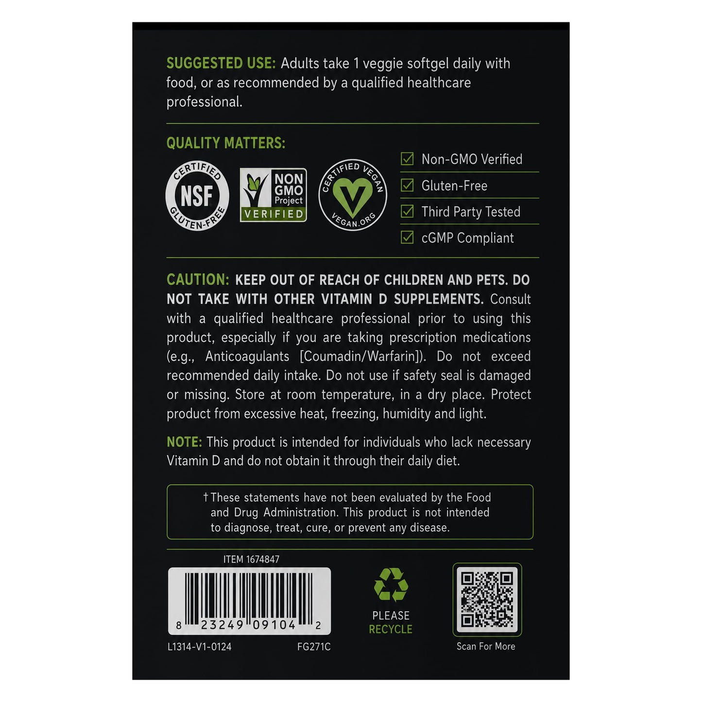 Generic Sports Vitamin D3 K2 Softgels 160 Count