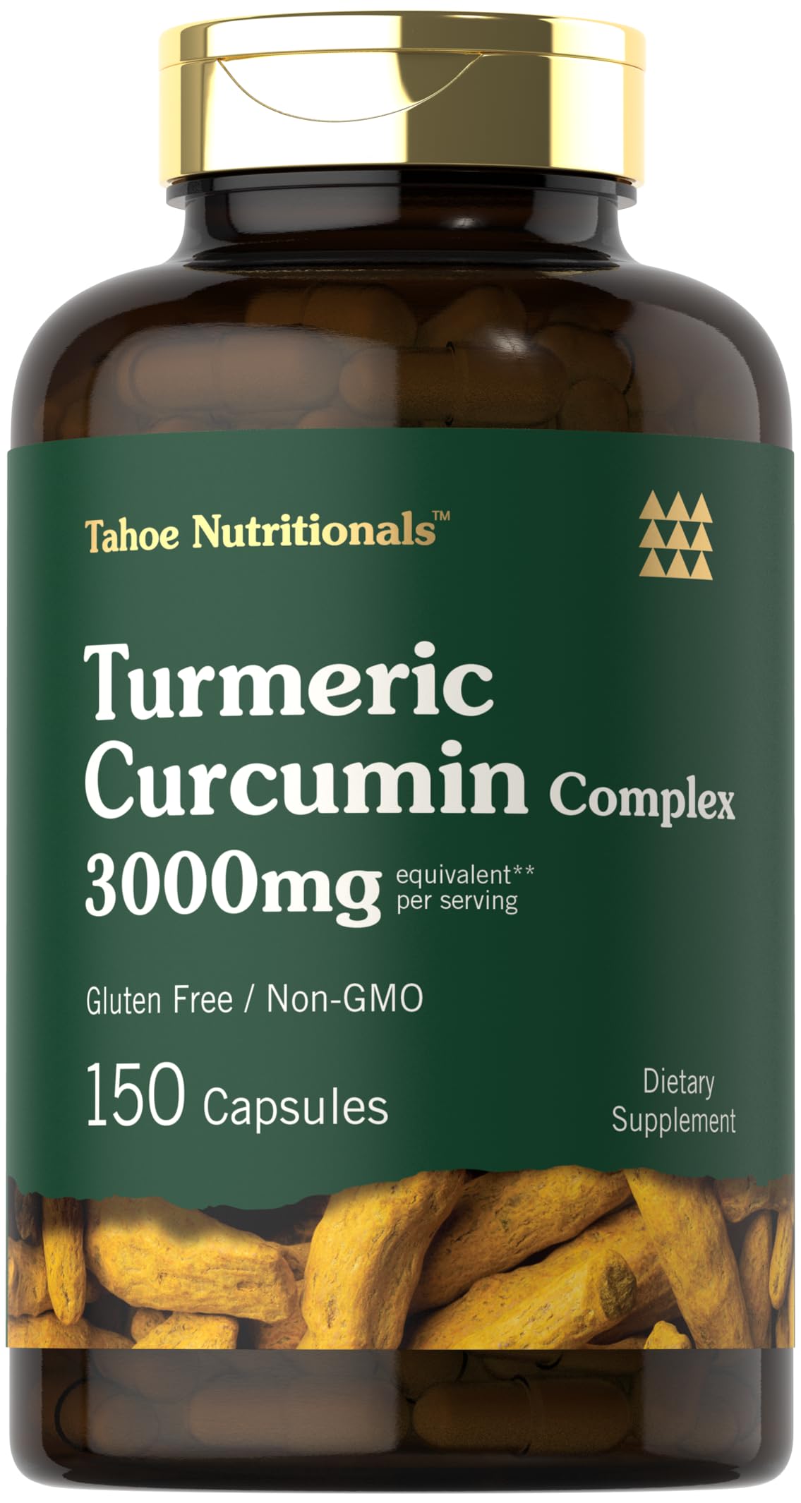 Tahoe Nutritionals Turmeric Curcumin Capsules, 150