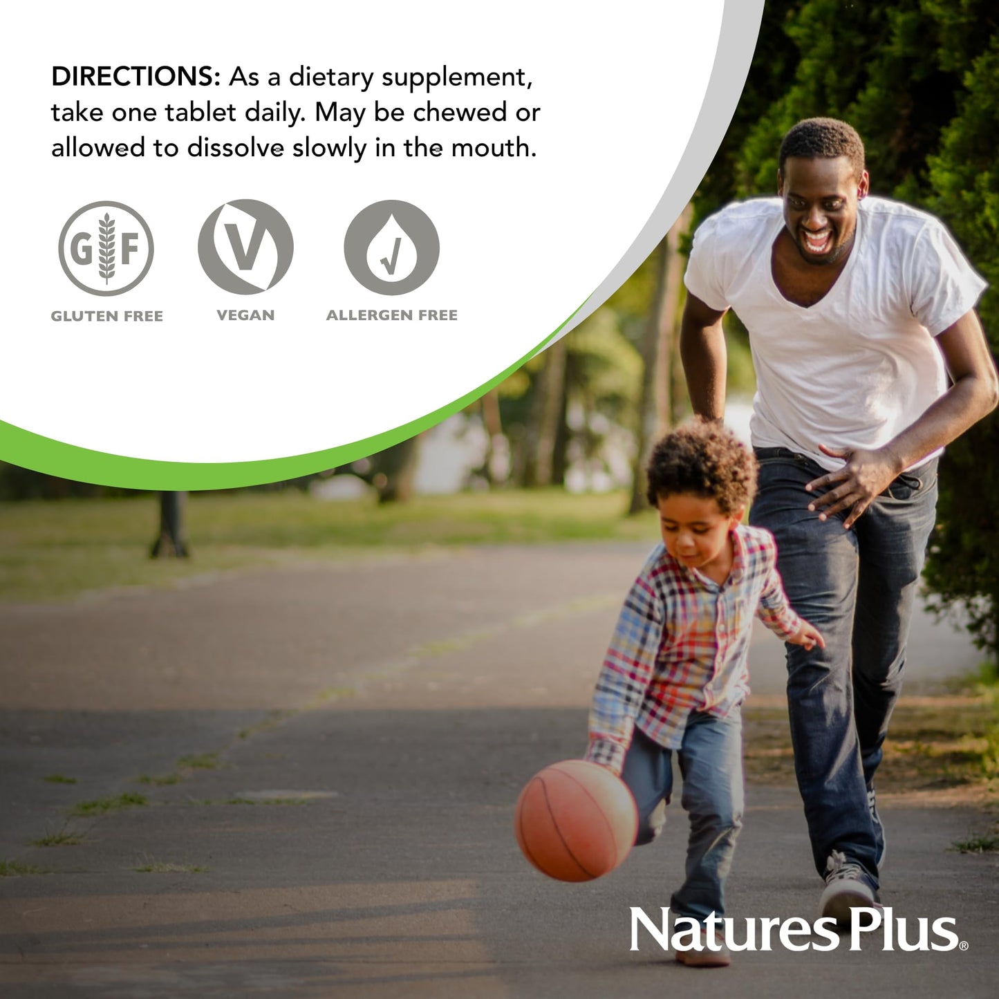 NaturesPlus Chewable Iron Tablet, 180 Tablets
