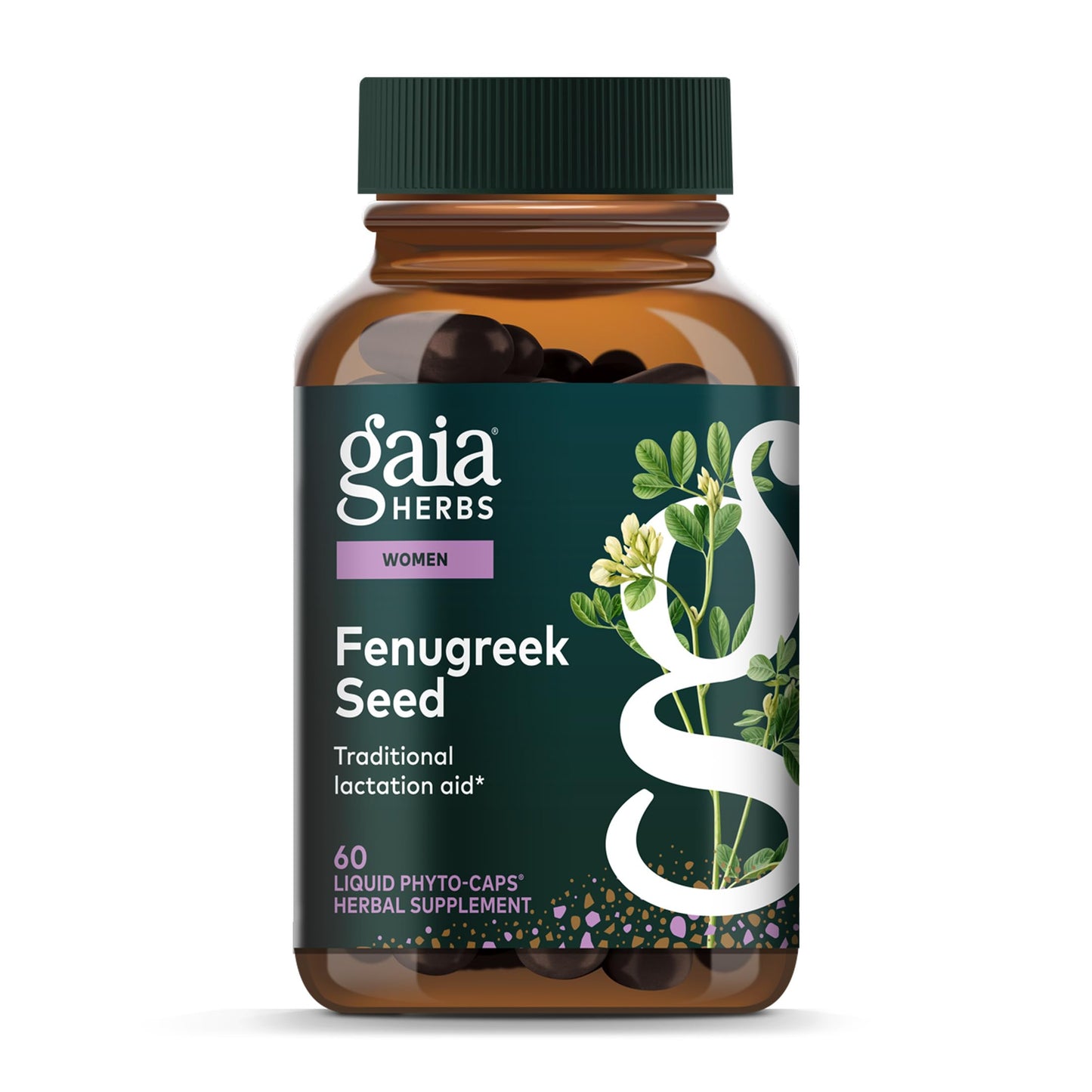 Gaia Herbs Fenugreek Seed Capsules 60 Count